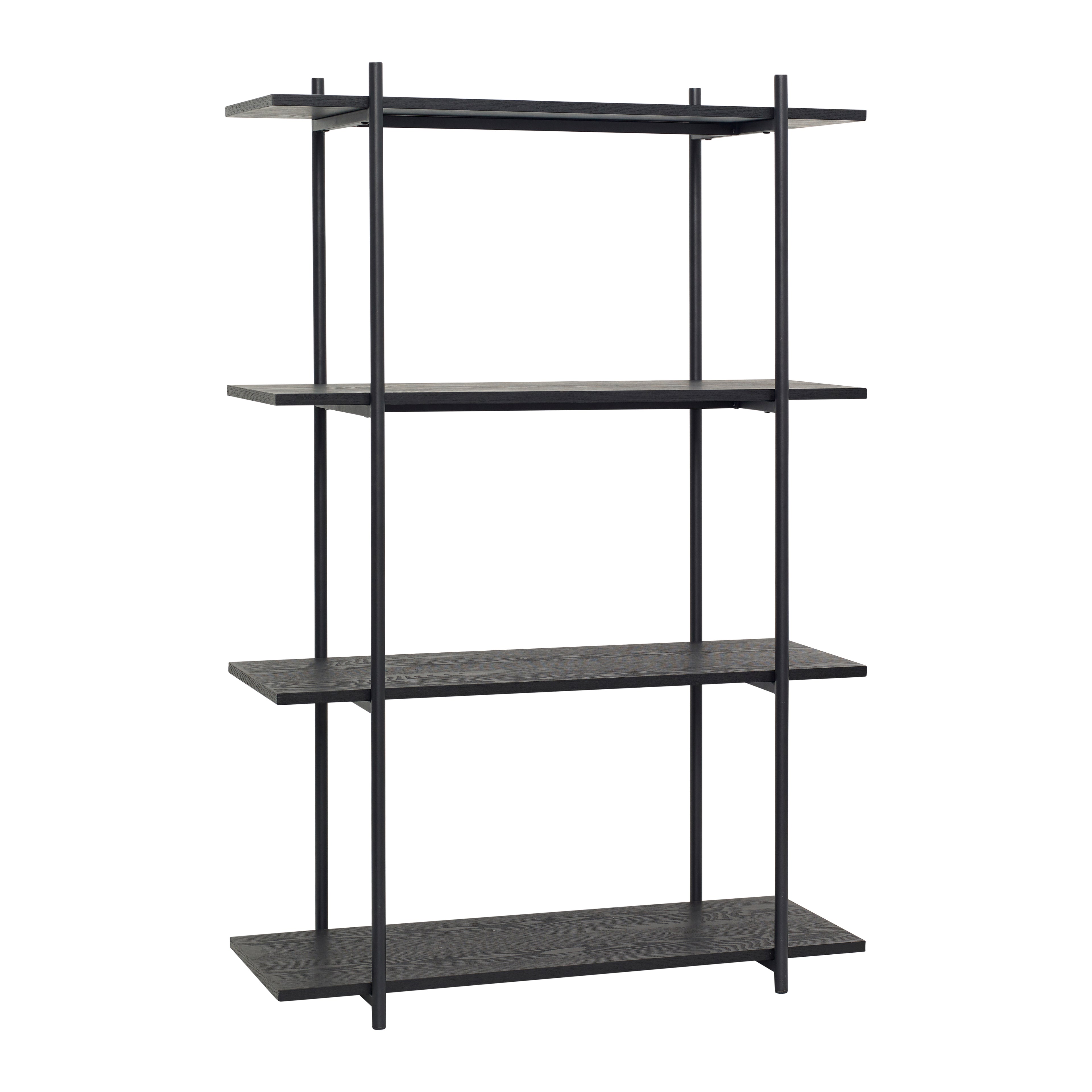 Prateleira de norma single grande preto - 100x39xh150cm