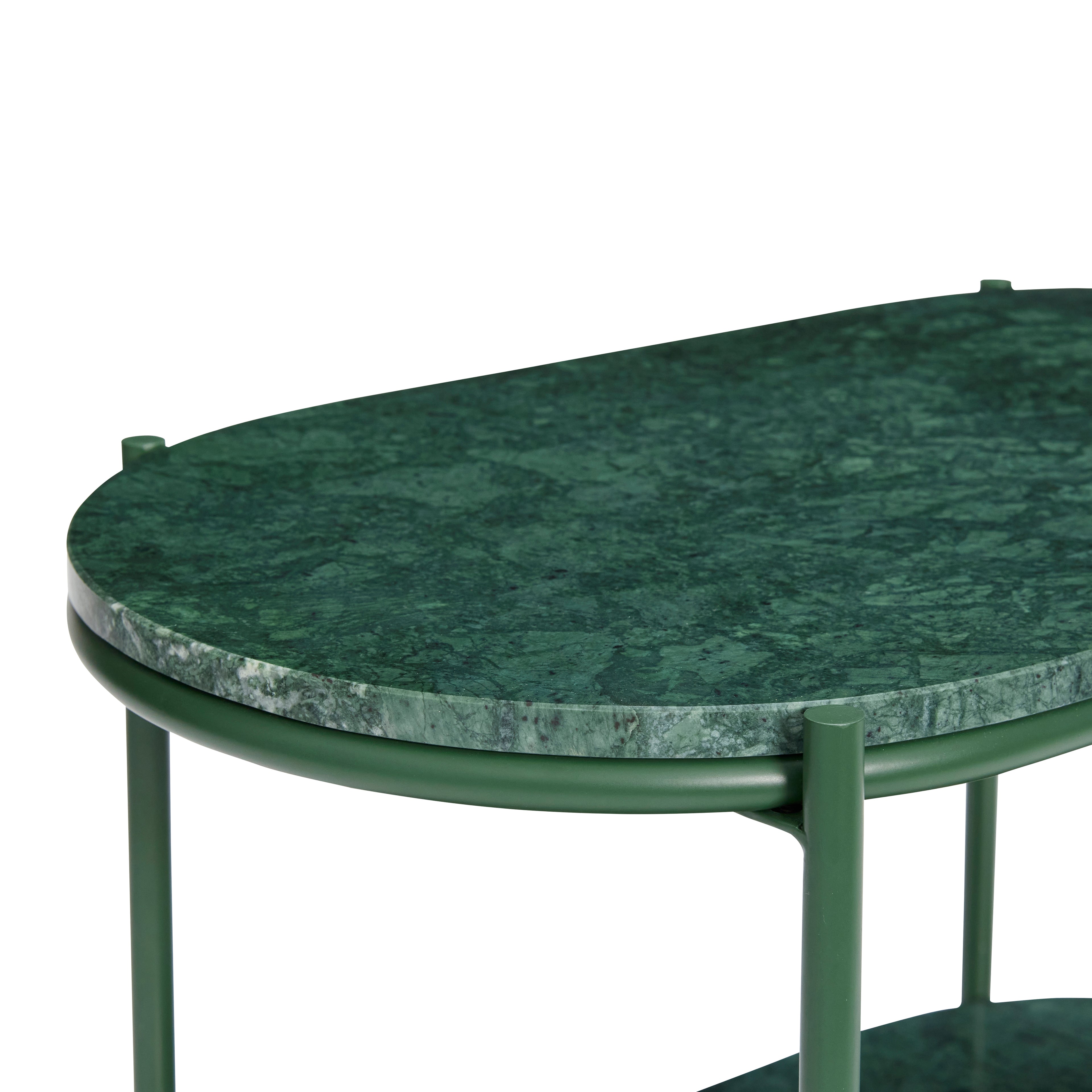 Tabela NUSA Verde escuro - 58x34xh40cm