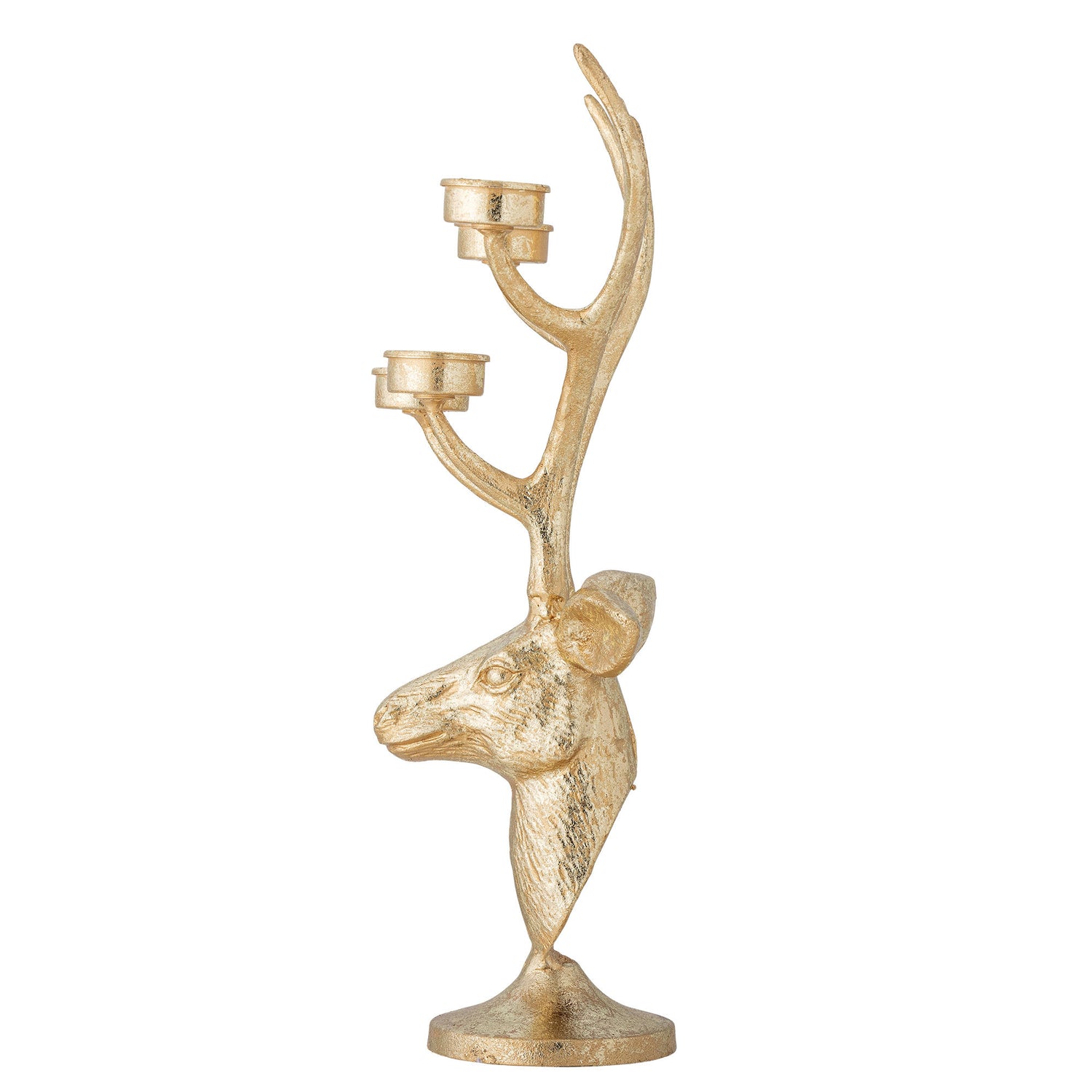 Bloomingville Kanei FyrfadStage, ouro, metal