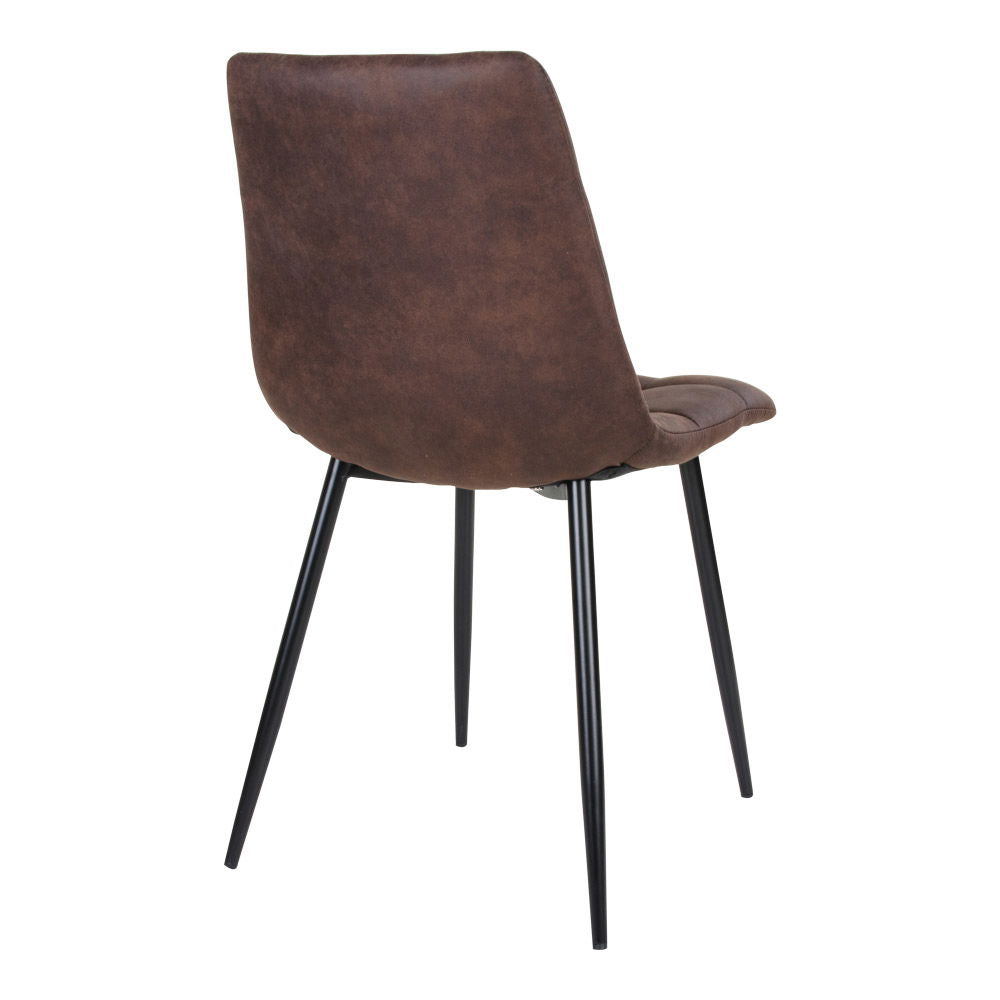 Cadeira para mesa de jantar Middelfart - Cadeira para mesa de jantar em microfibra