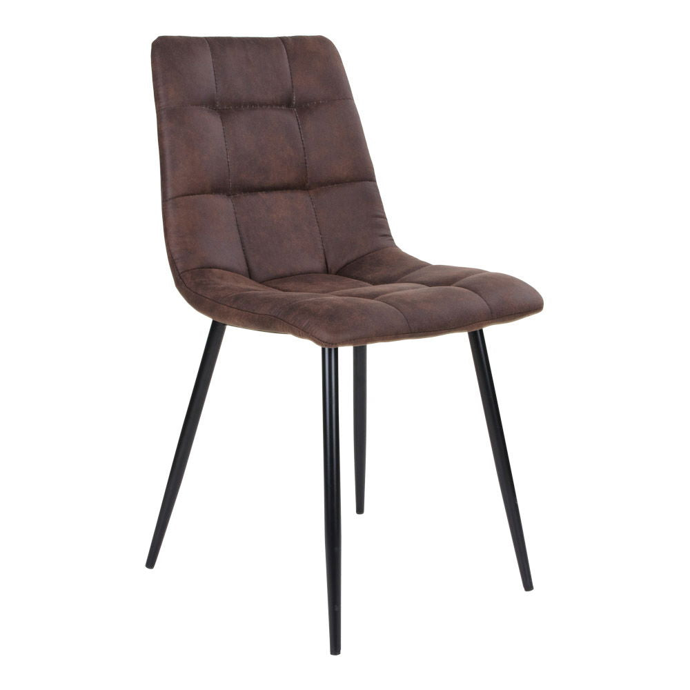 Cadeira para mesa de jantar Middelfart - Cadeira para mesa de jantar em microfibra