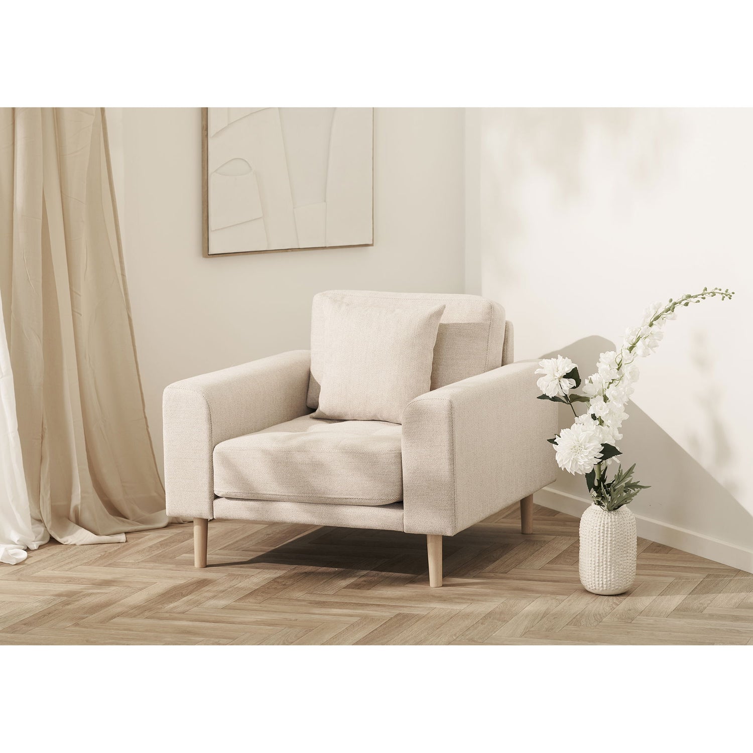 Cadeira Lido Lounge - Cadeira de lounge, areia, HN1050