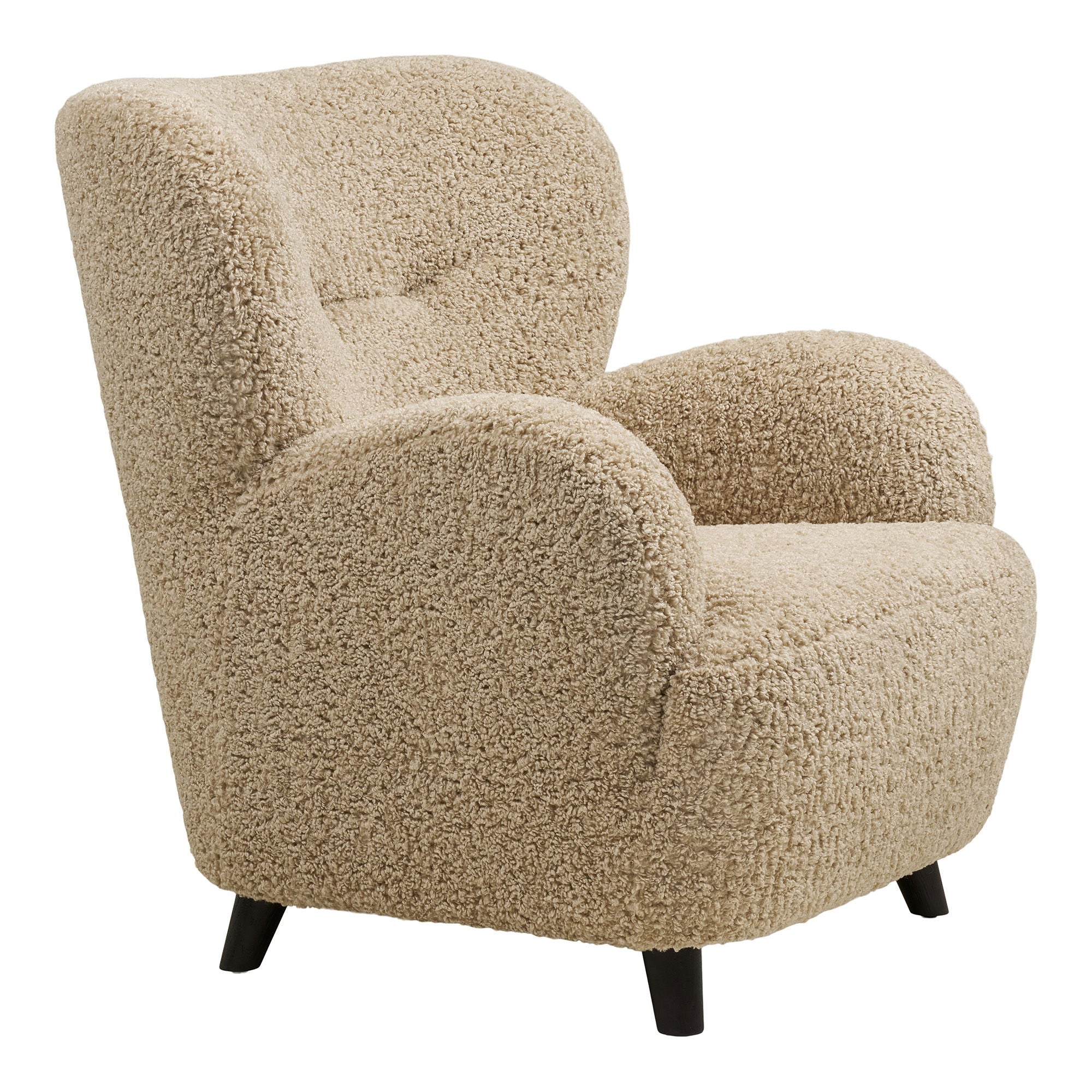 Cadeira de lounge Lunaro - cadeira de lounge, marrom claro, HN1265