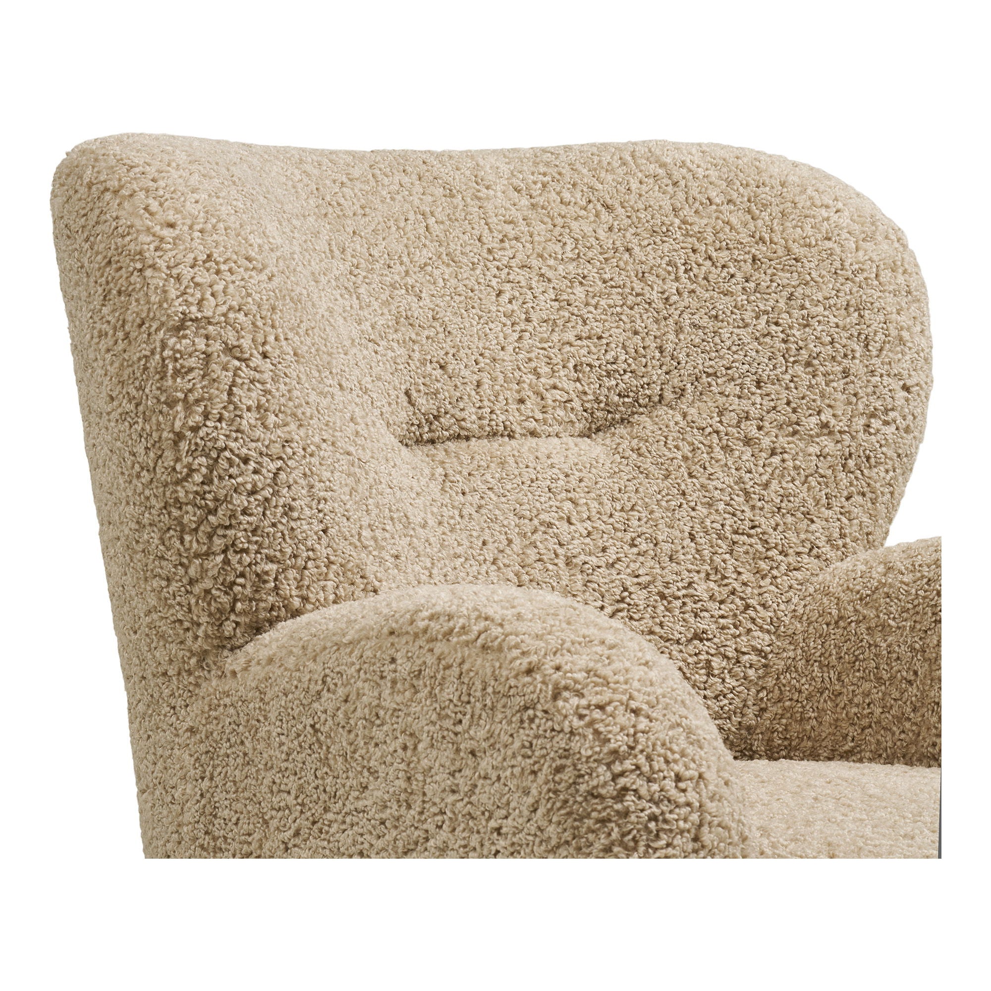 Cadeira de lounge Lunaro - cadeira de lounge, marrom claro, HN1265