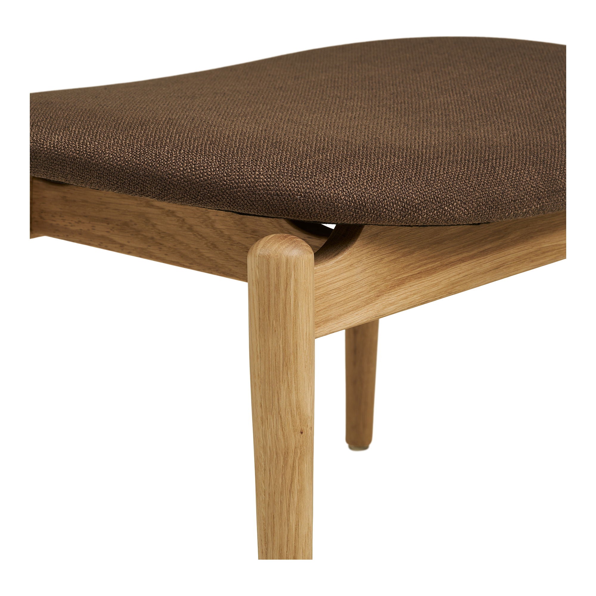 Conjunto de Olvera - cadeira de lounge e pés, natureza/marrom HN1084