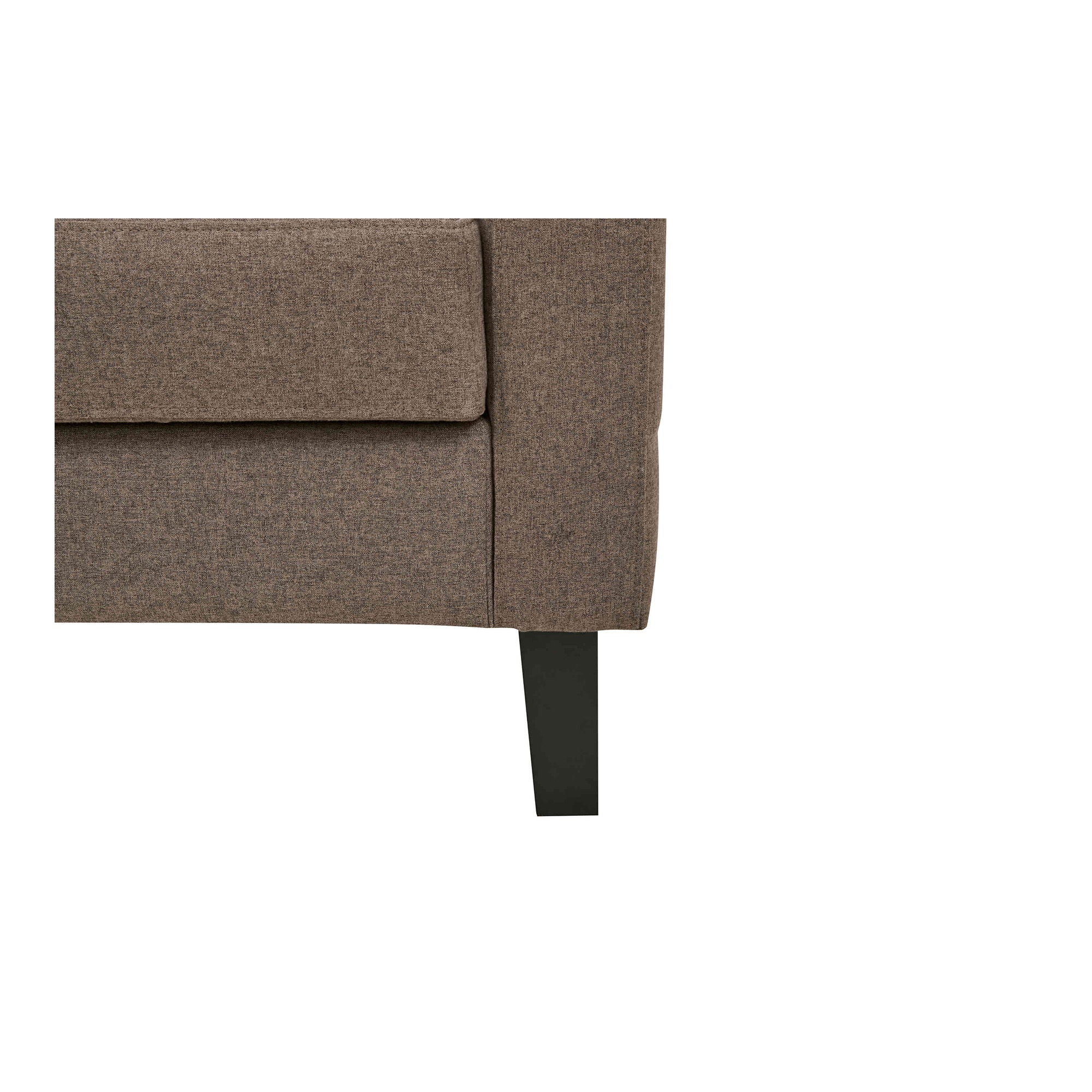 Milton Sofá Bed - sofá -cama com armazenamento, marrom, pernas pretas HN1089