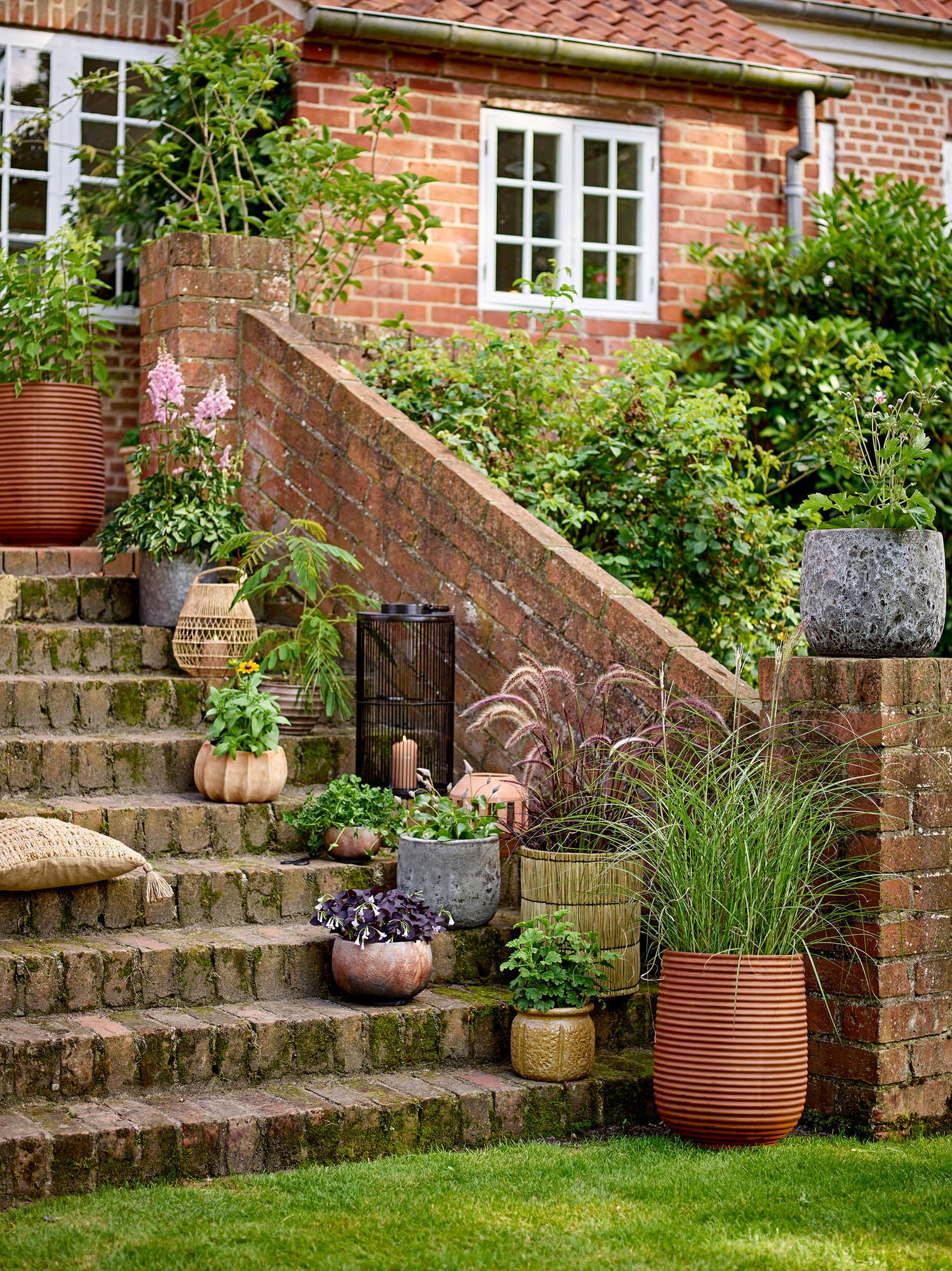 Bloomingville Marko Hjules, cinza, terracota