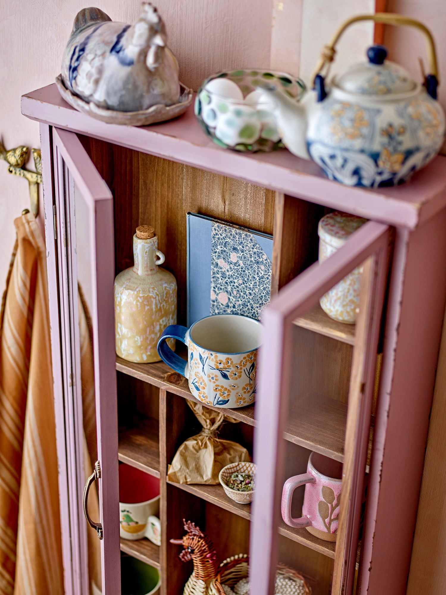 Coleção criativa Armário Hazem, Pink, Pine