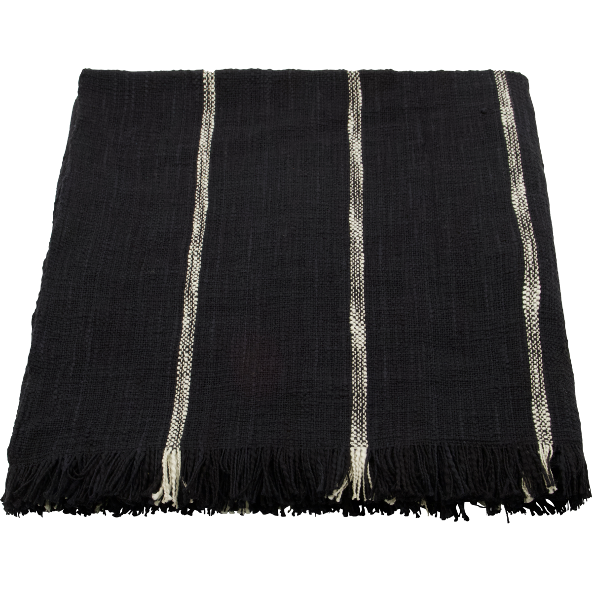 Cobertor, hdtuur, branco cru; cinza