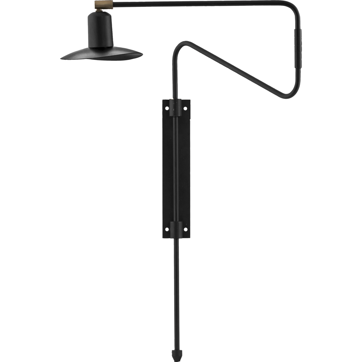 Lâmpada de parede, Hdswing, preto