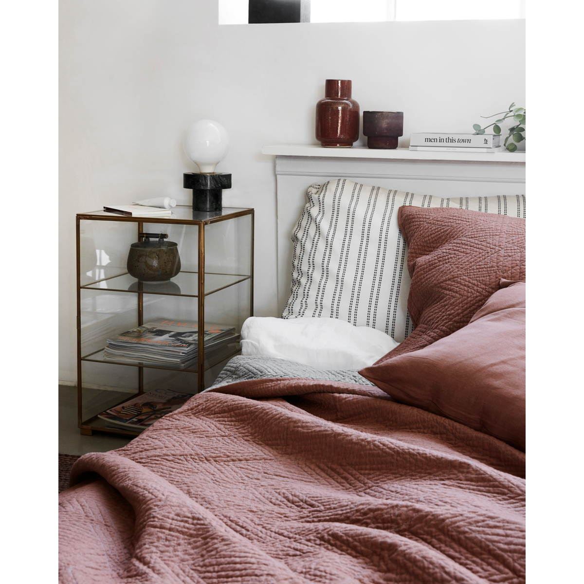 Exibir gabinete, hdglass, latão