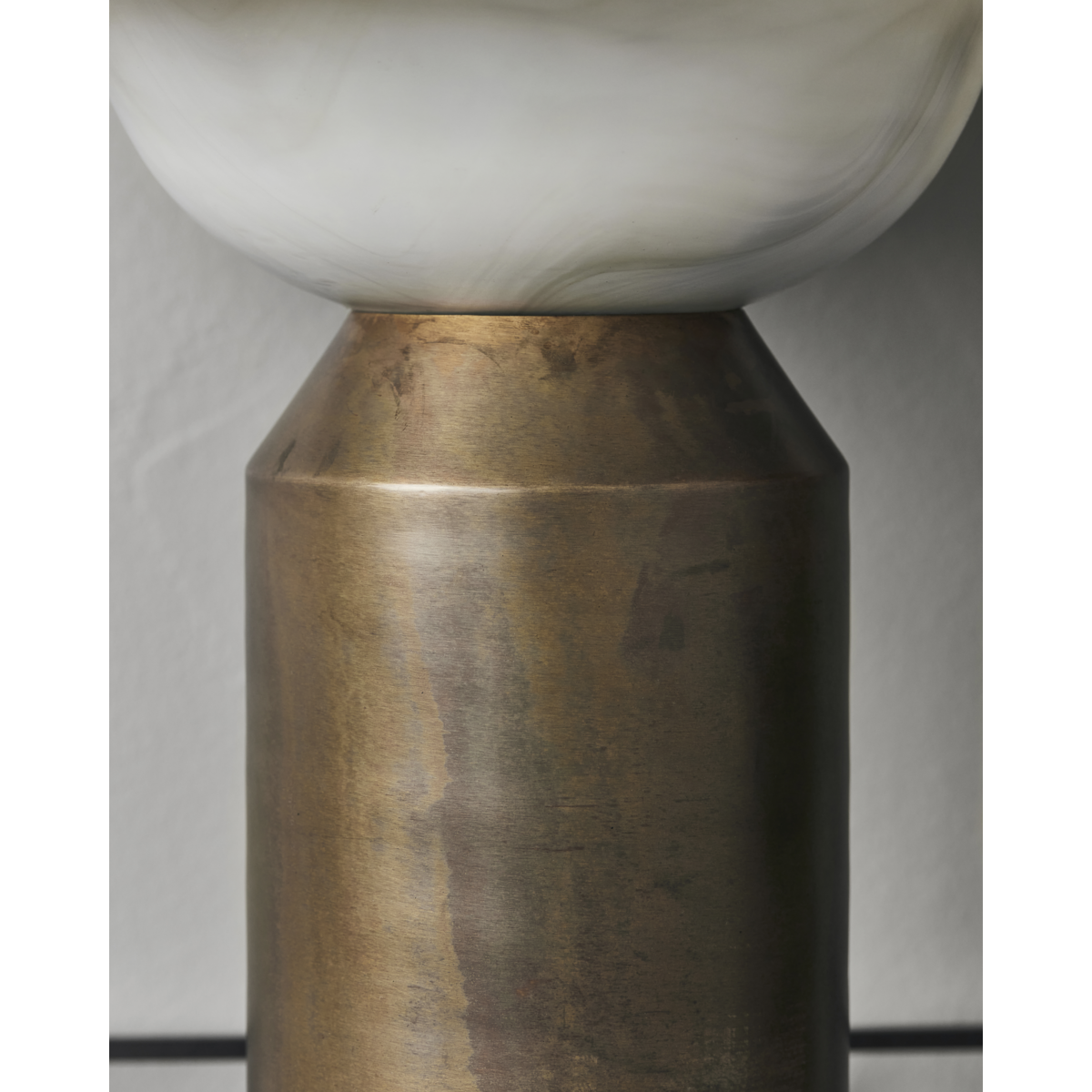 Lâmpada de mesa, companheiro hdbig, acabamento antigo bagunçado