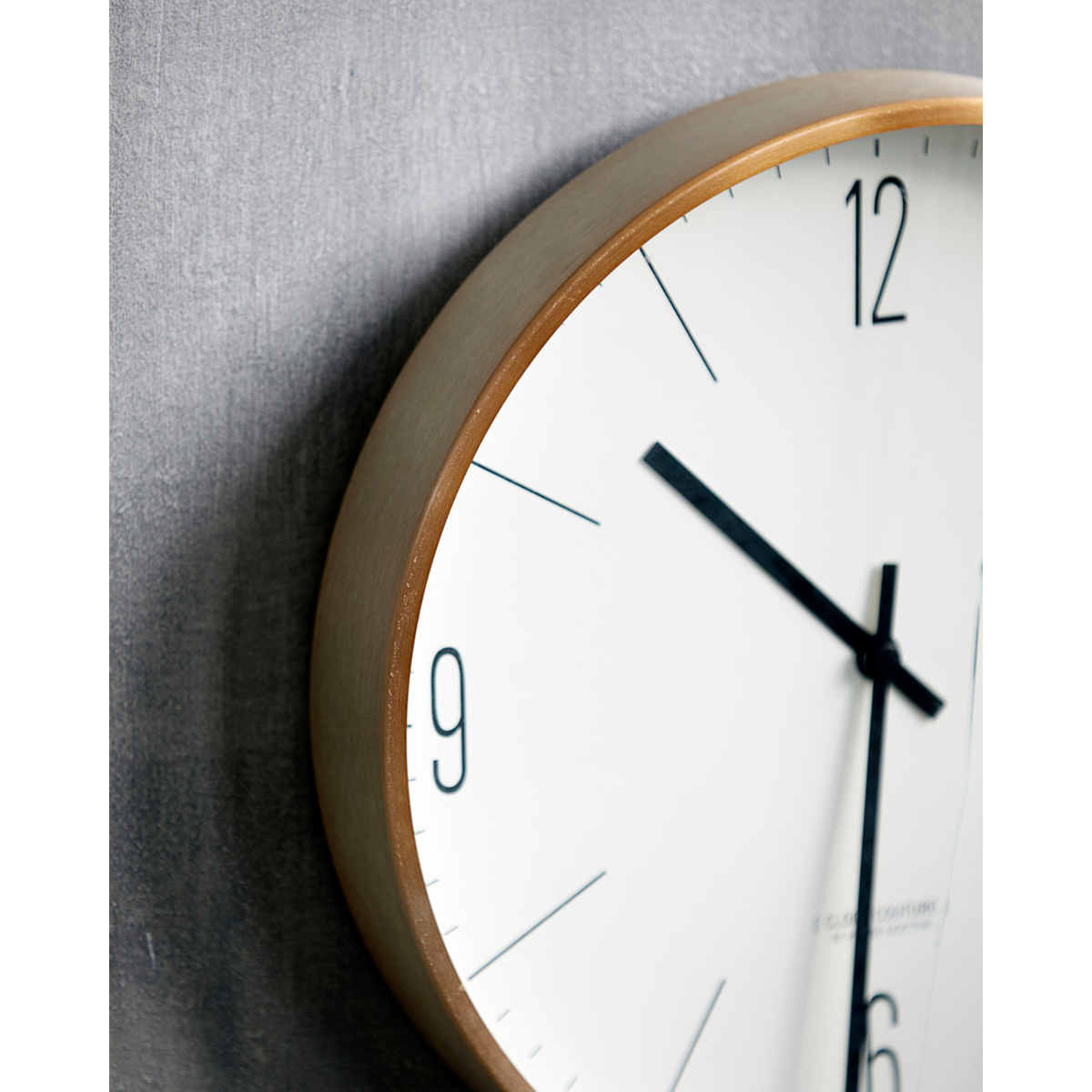 House Doctor - Relógio de Parede, HDClock Couture, Branco; Ouro