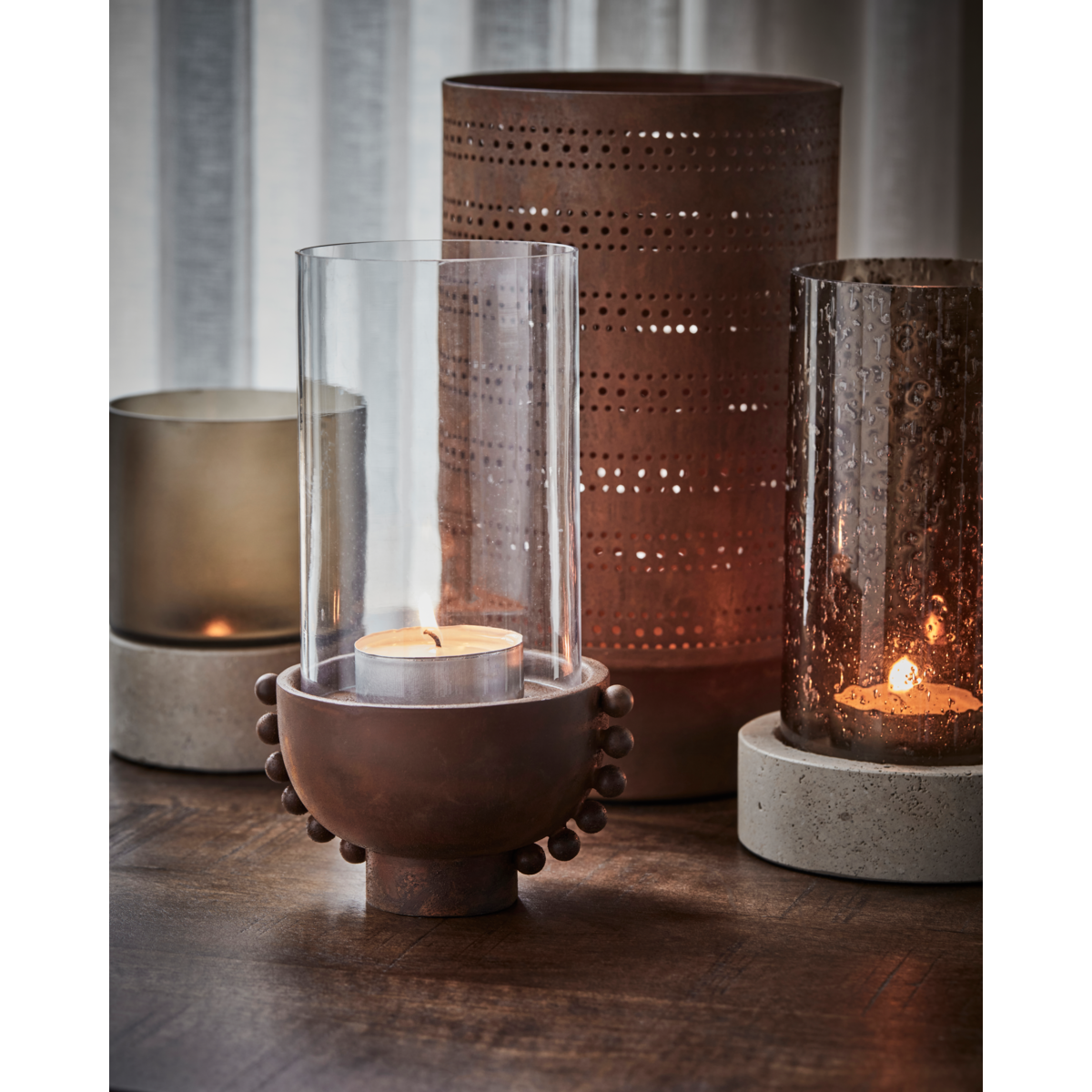 Candlestick, HdManet, Antique Brown