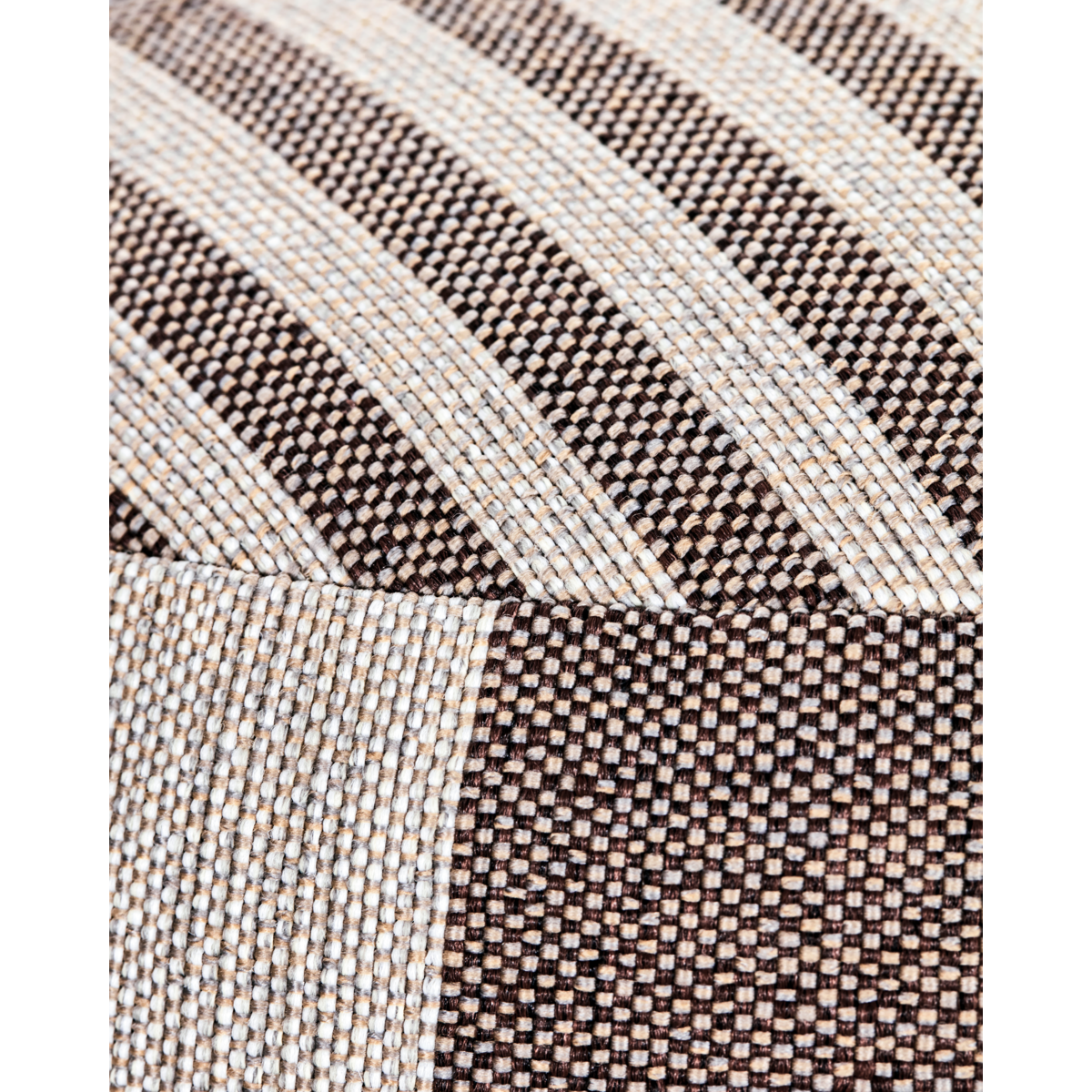 Puff, Hdalo, marrom; branco