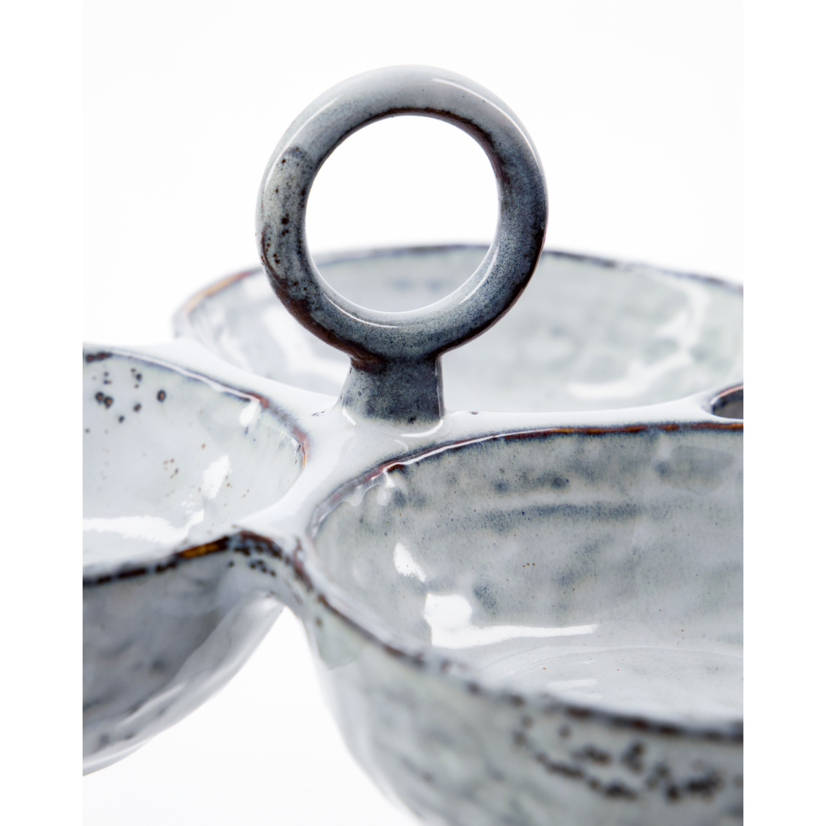 Tigelas de servir, hdrustic, cinza escuro