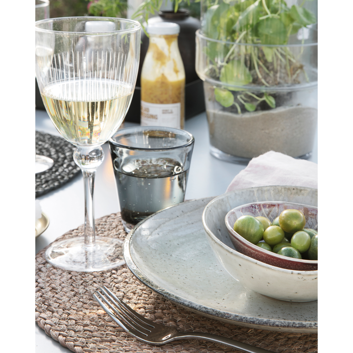 Tigela, hdlake, cinza