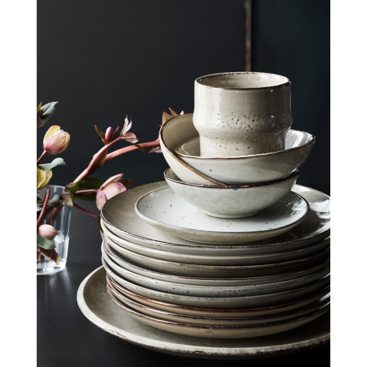 Tigela, hdlake, cinza