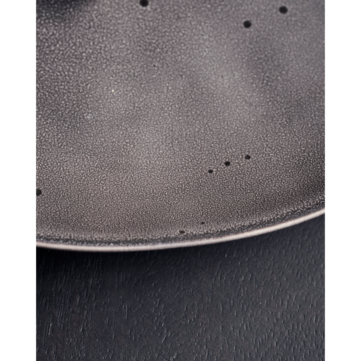 Placa de jantar, hdrustic, cinza escuro