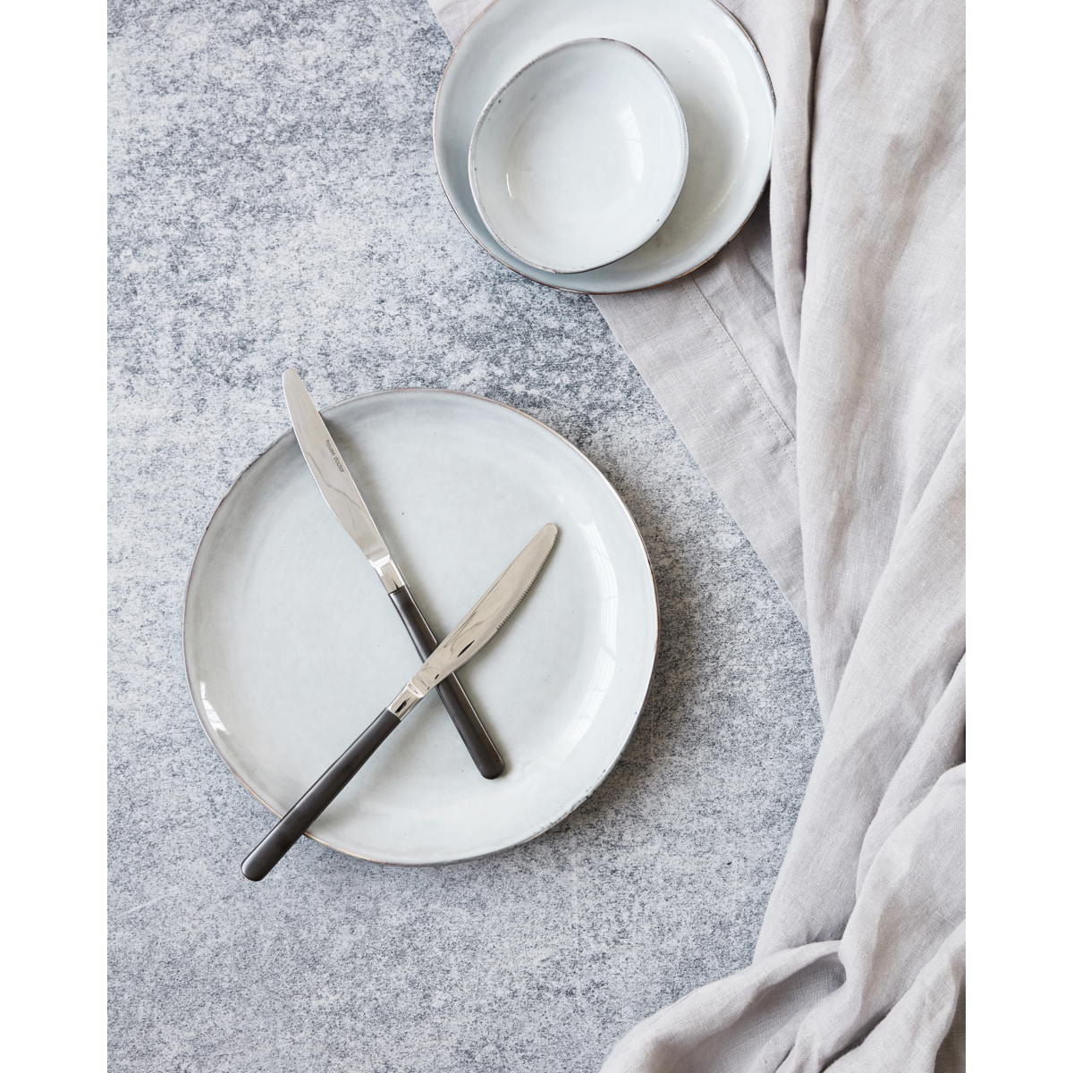 Faca, Hdox, preto; prata