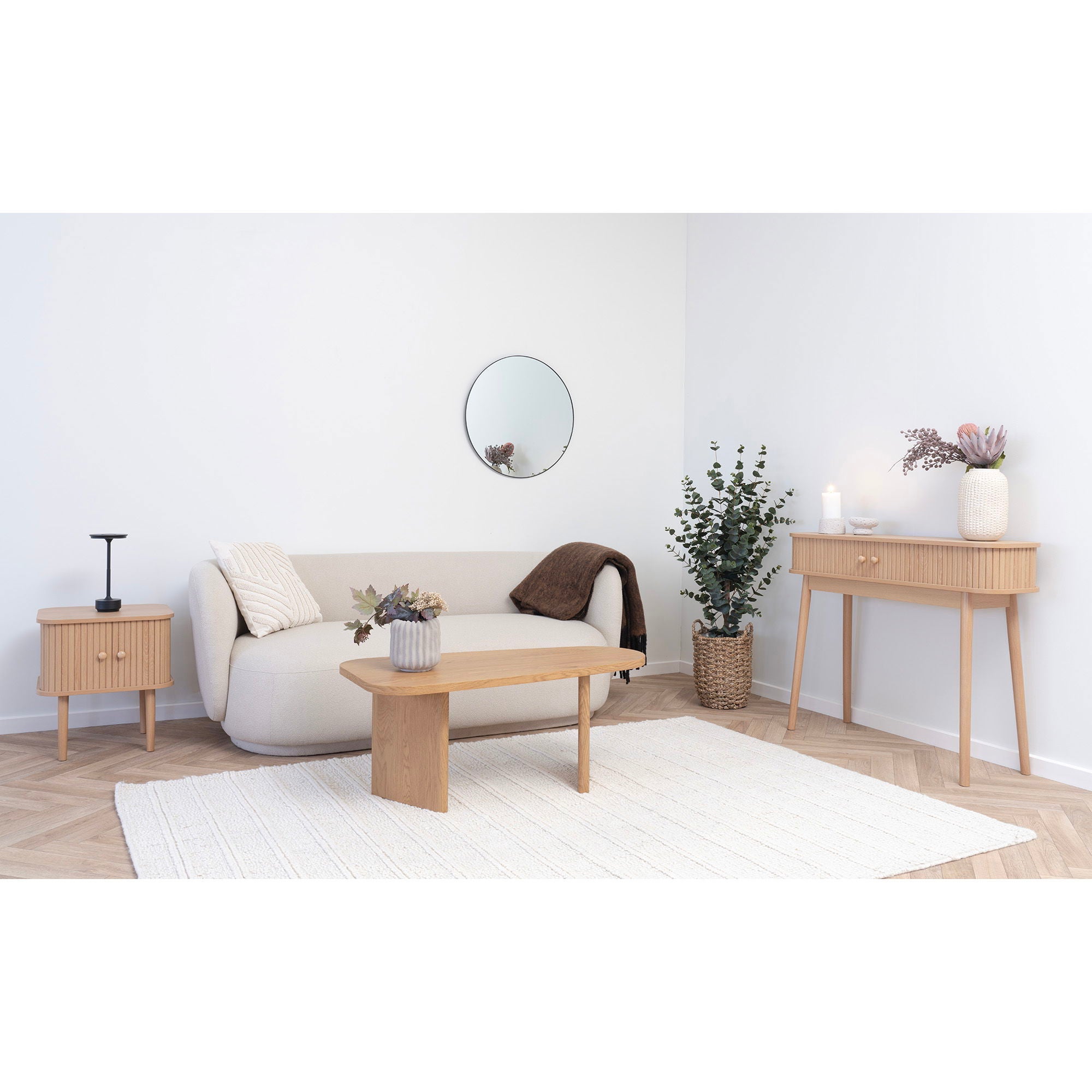 Mesa de centro, natural 50x100x41 cm