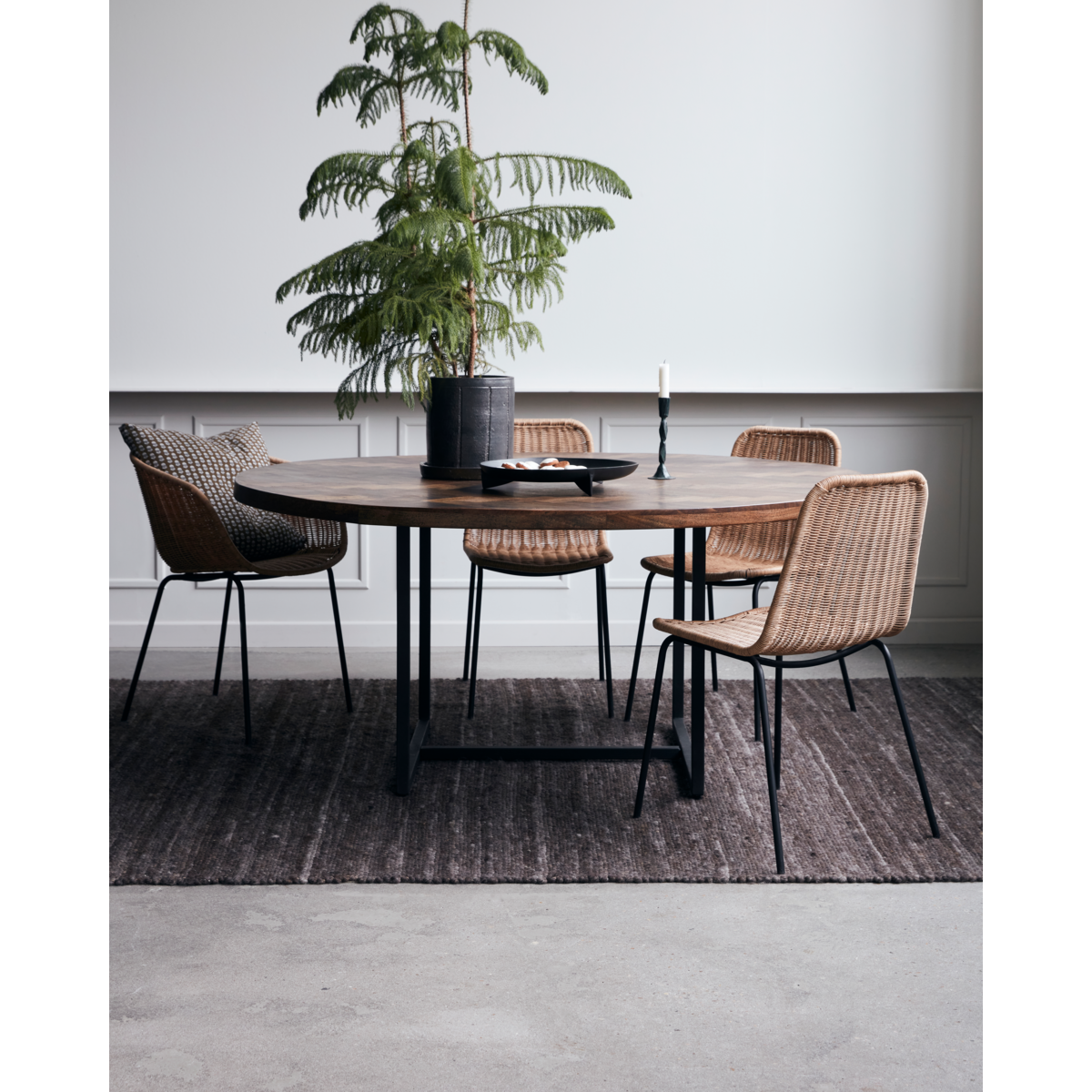 Mesa de jantar, borda HD, natureza