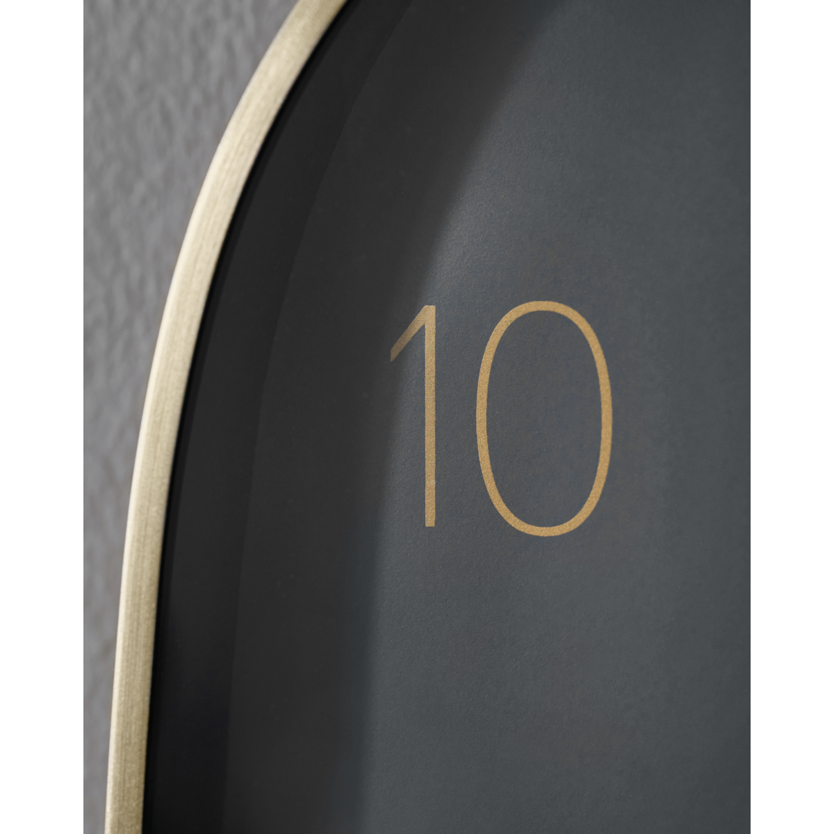 Relógio de parede, hdshape, cinza escuro