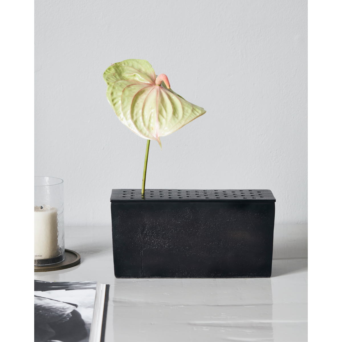 Vaso, fluxo hd, bronze dourado