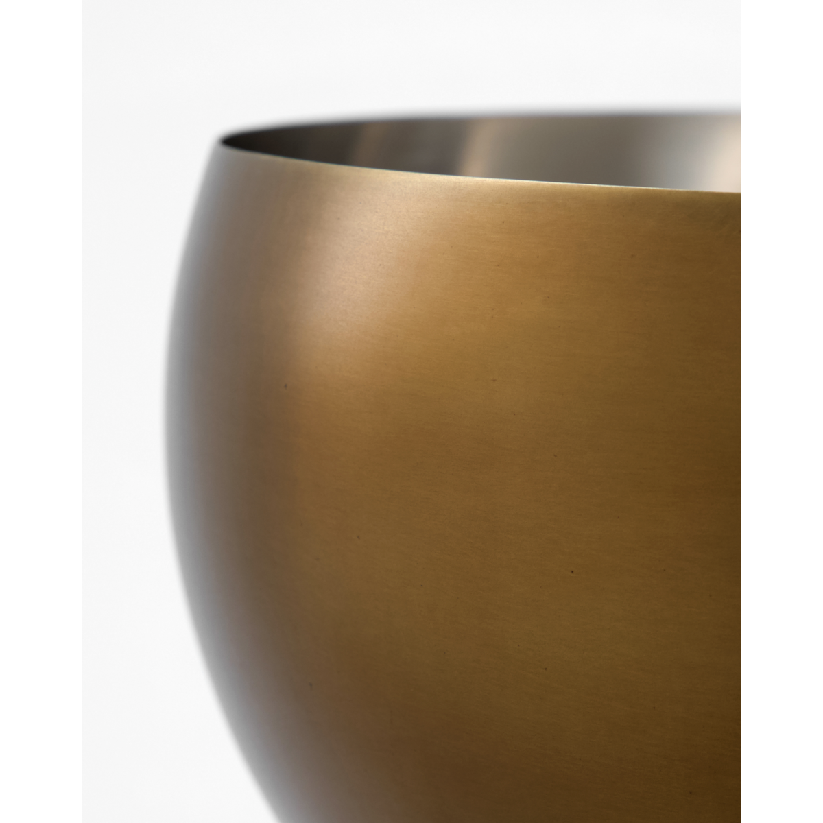 Balde de gelo, hdbaar, acabamento de latão antigo