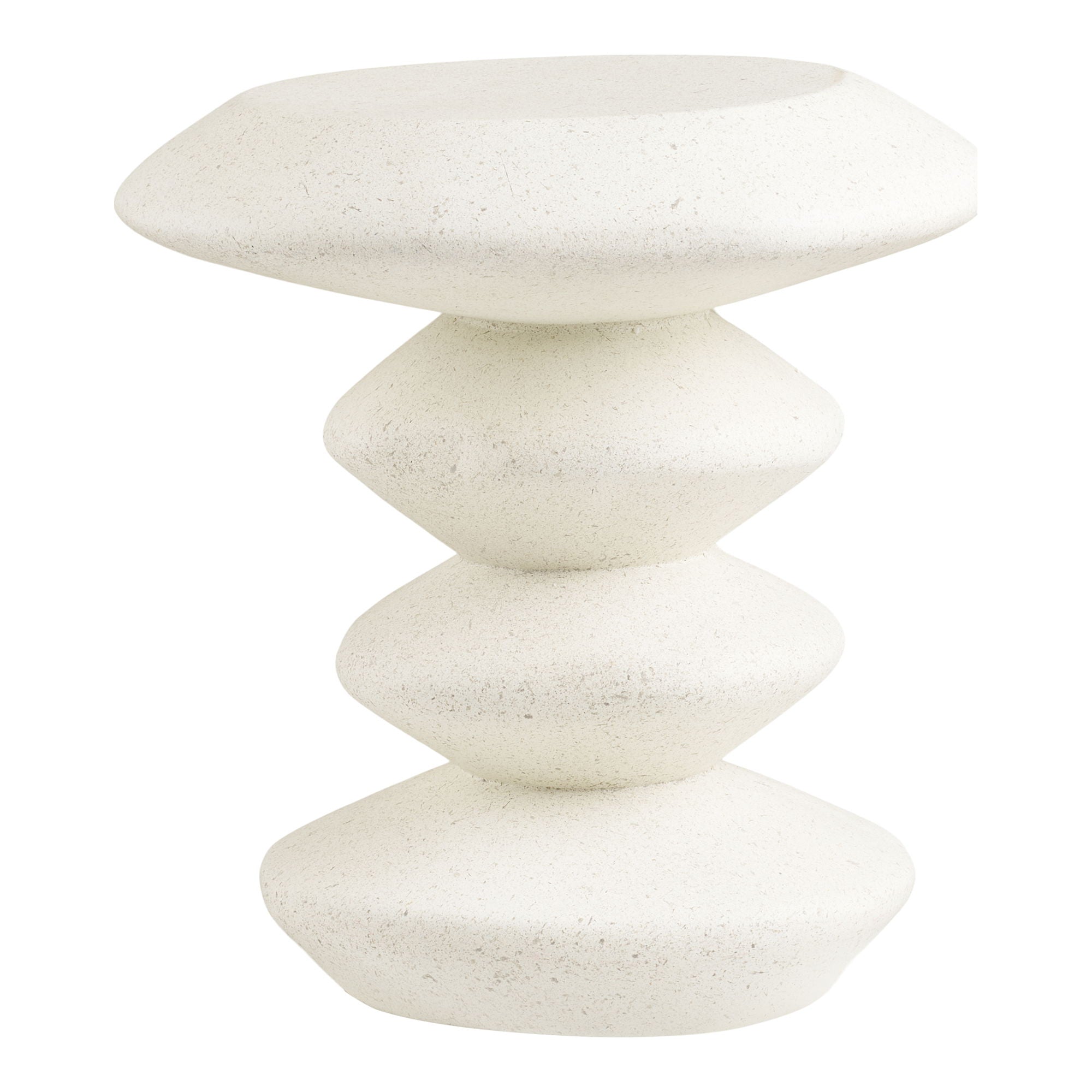 Mesa lateral de Blackburn - Tabela lateral, Fiberclay, White Ø36x45.5 cm