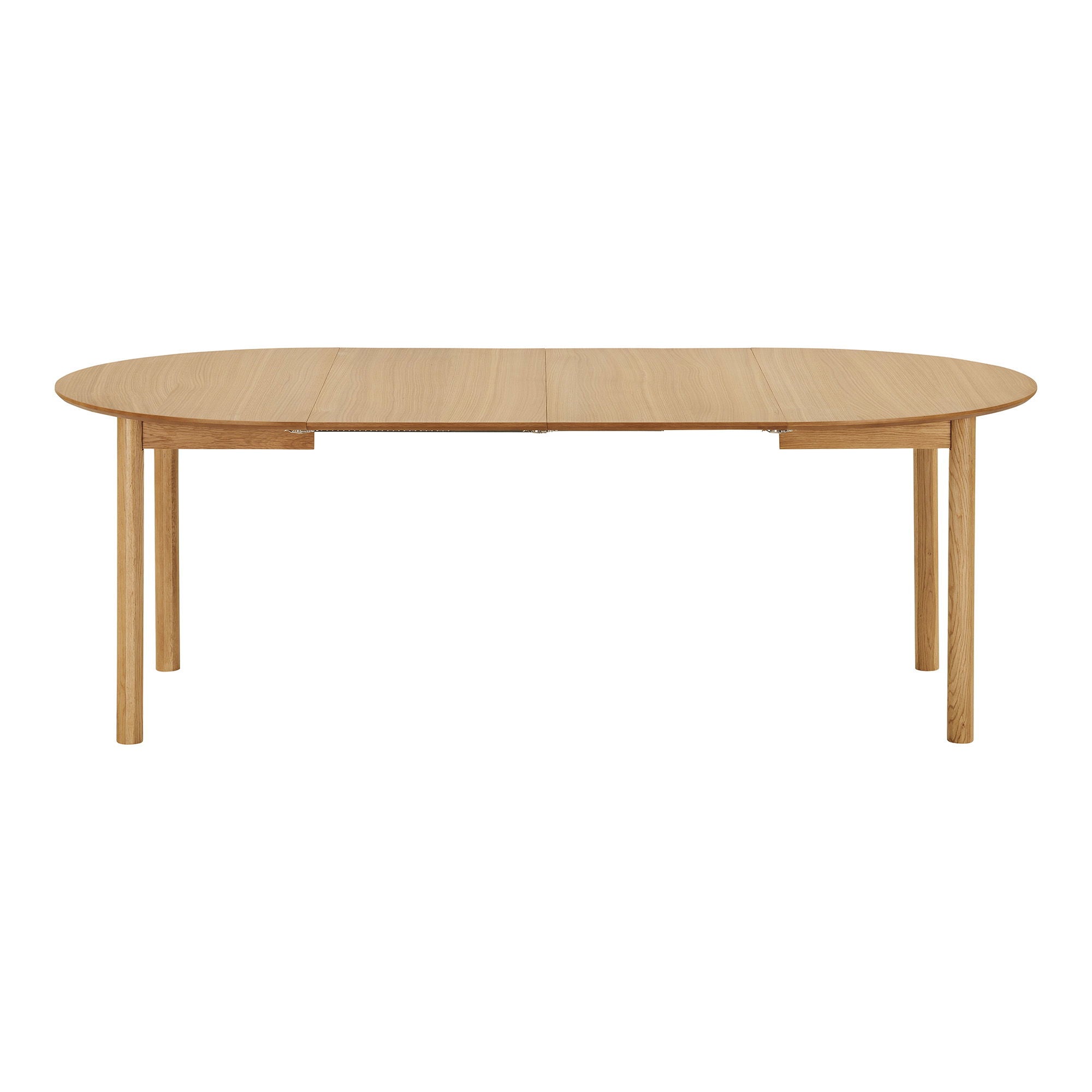 Mesa de jantar de Bundaberg - mesa de jantar, finos de carvalho, incl. Placas adicionais Ø120x120-170-220x75 cm
