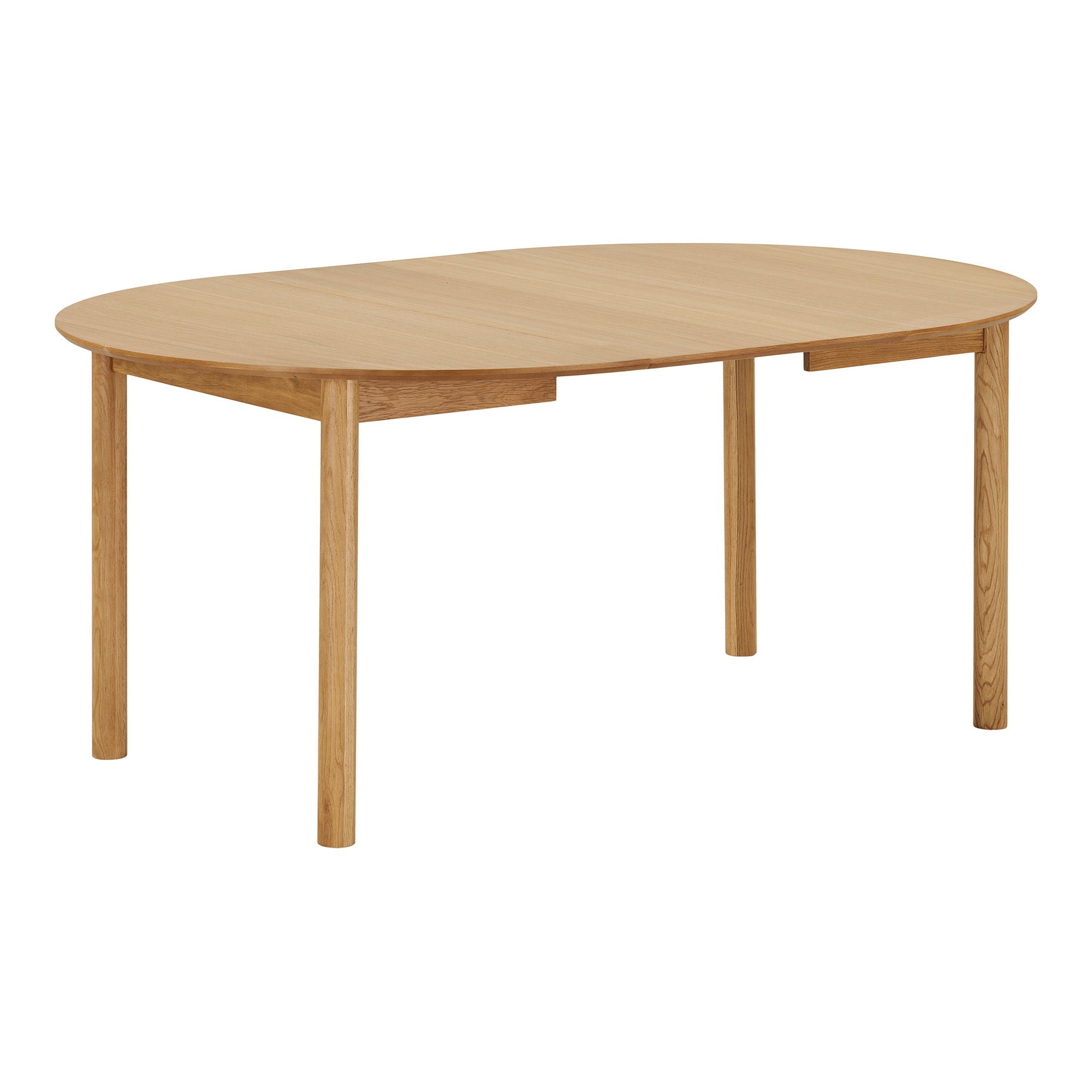Mesa de jantar de Bundaberg - mesa de jantar, finos de carvalho, incl. Placas adicionais Ø120x120-170-220x75 cm