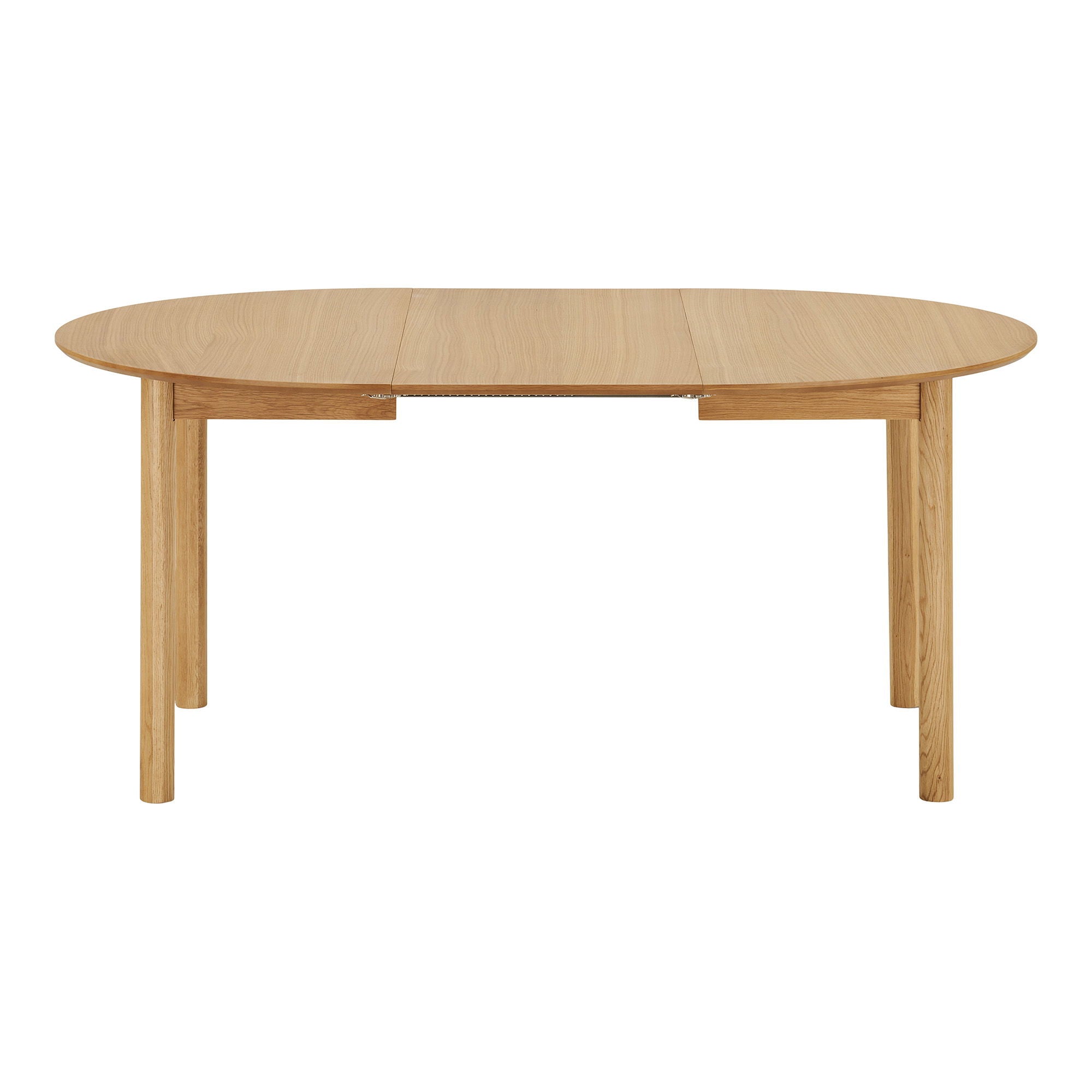 Mesa de jantar de Bundaberg - mesa de jantar, finos de carvalho, incl. Placas adicionais Ø120x120-170-220x75 cm