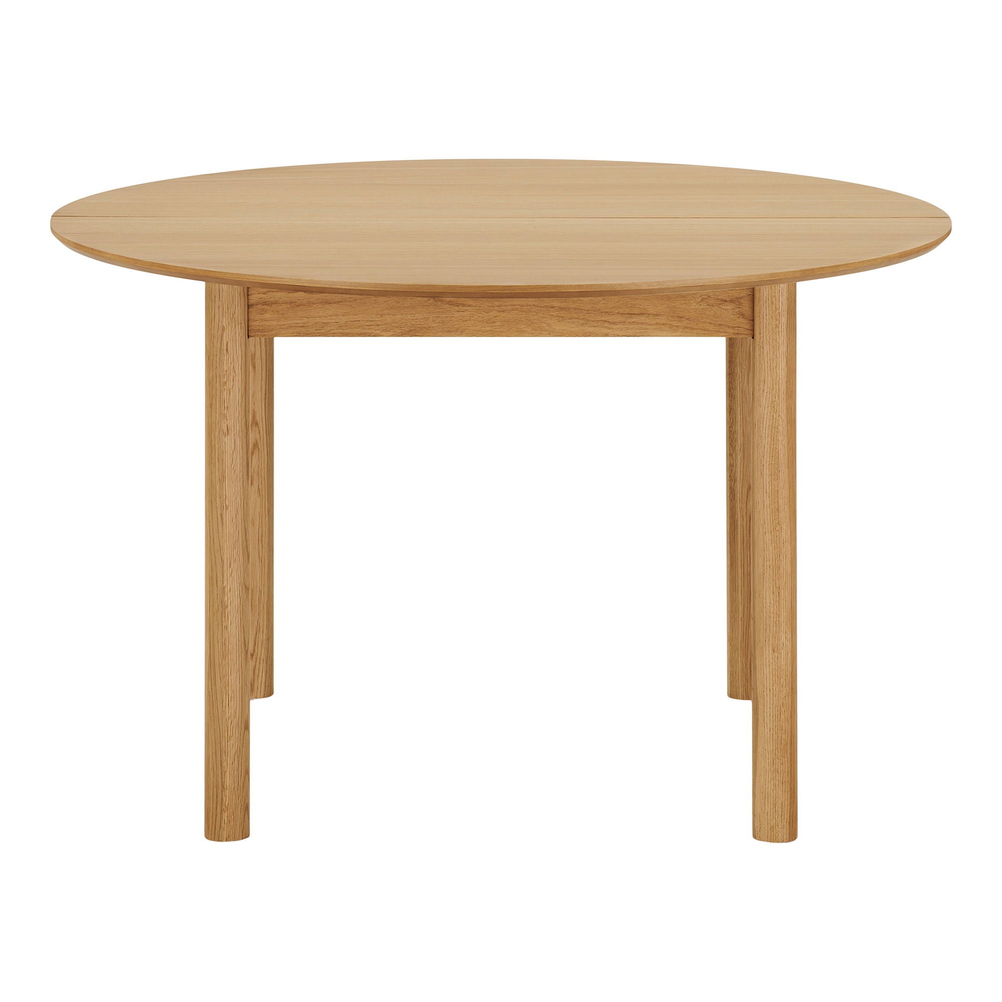 Mesa de jantar de Bundaberg - mesa de jantar, finos de carvalho, incl. Placas adicionais Ø120x120-170-220x75 cm
