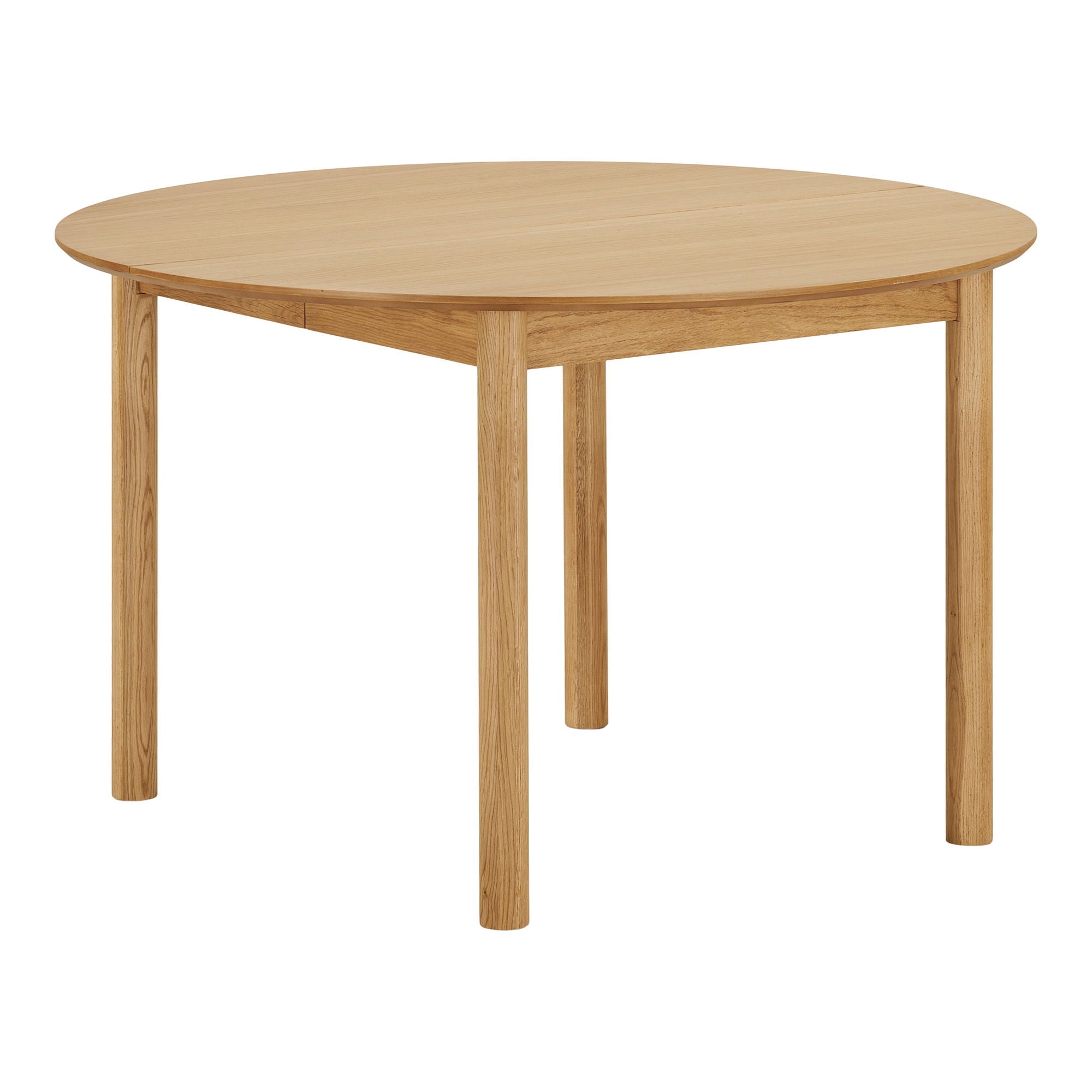 Mesa de jantar de Bundaberg - mesa de jantar, finos de carvalho, incl. Placas adicionais Ø120x120-170-220x75 cm