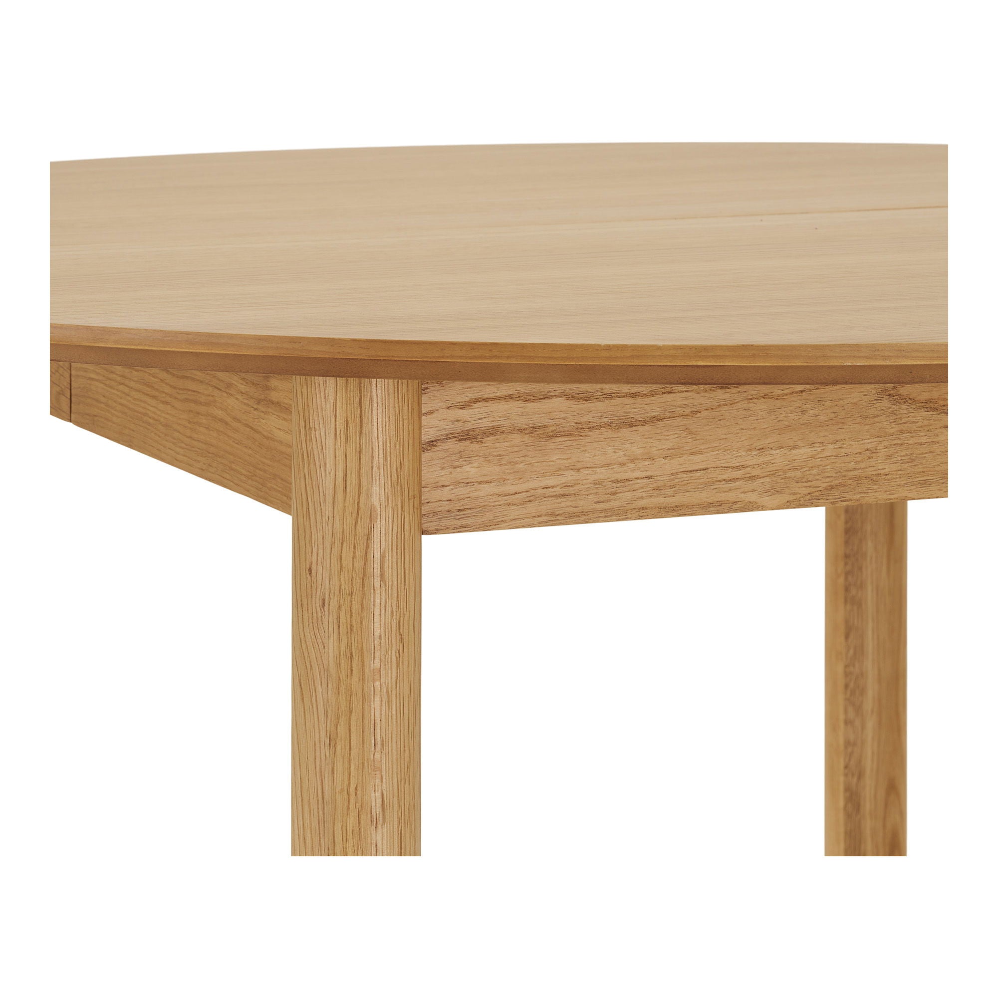Mesa de jantar de Bundaberg - mesa de jantar, finos de carvalho, incl. Placas adicionais Ø120x120-170-220x75 cm