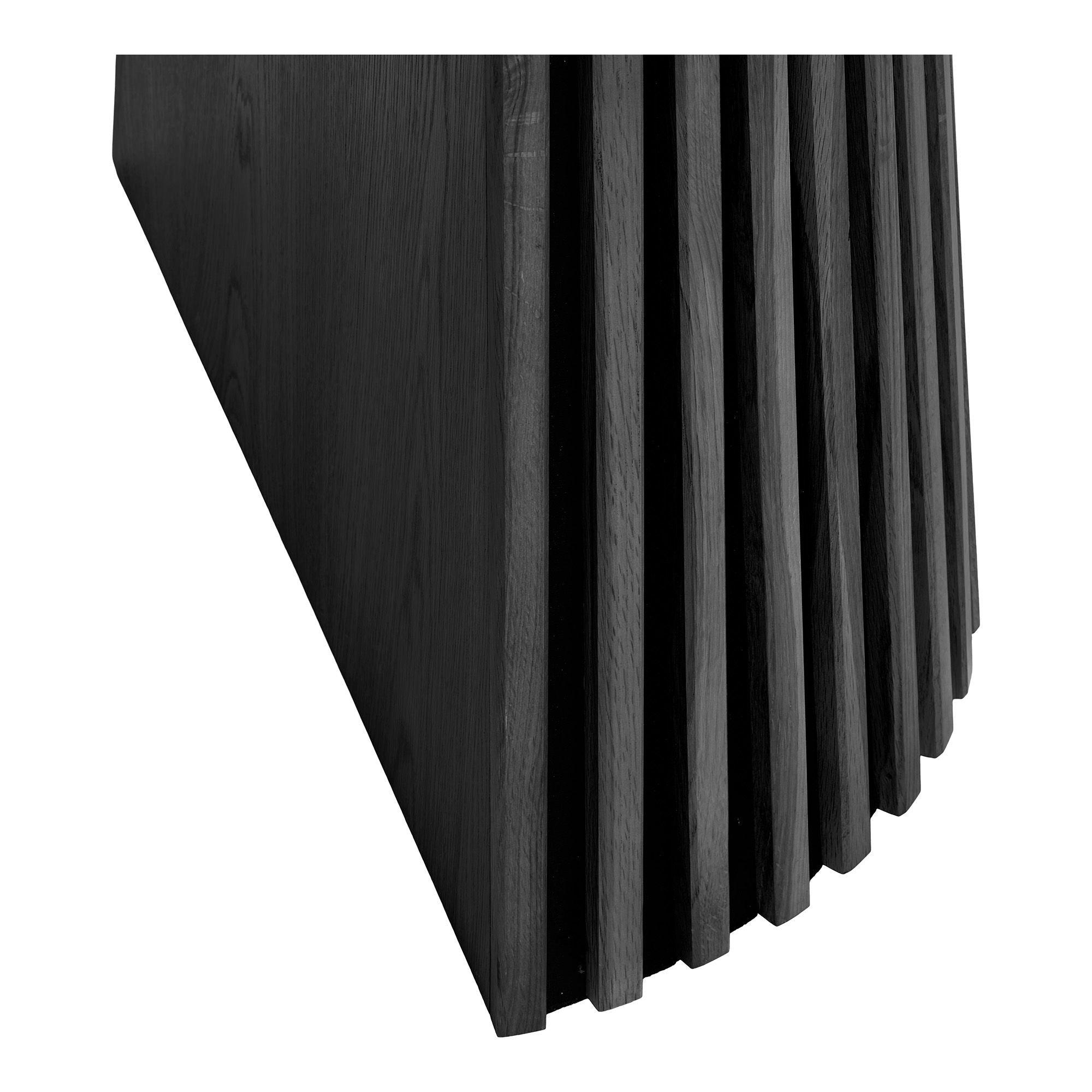 Mesa de jantar de Osaka - Mesa de jantar, finos de carvalho, preto, incl. Três placas suplementares Ø120x120-160-200-240x75 cm