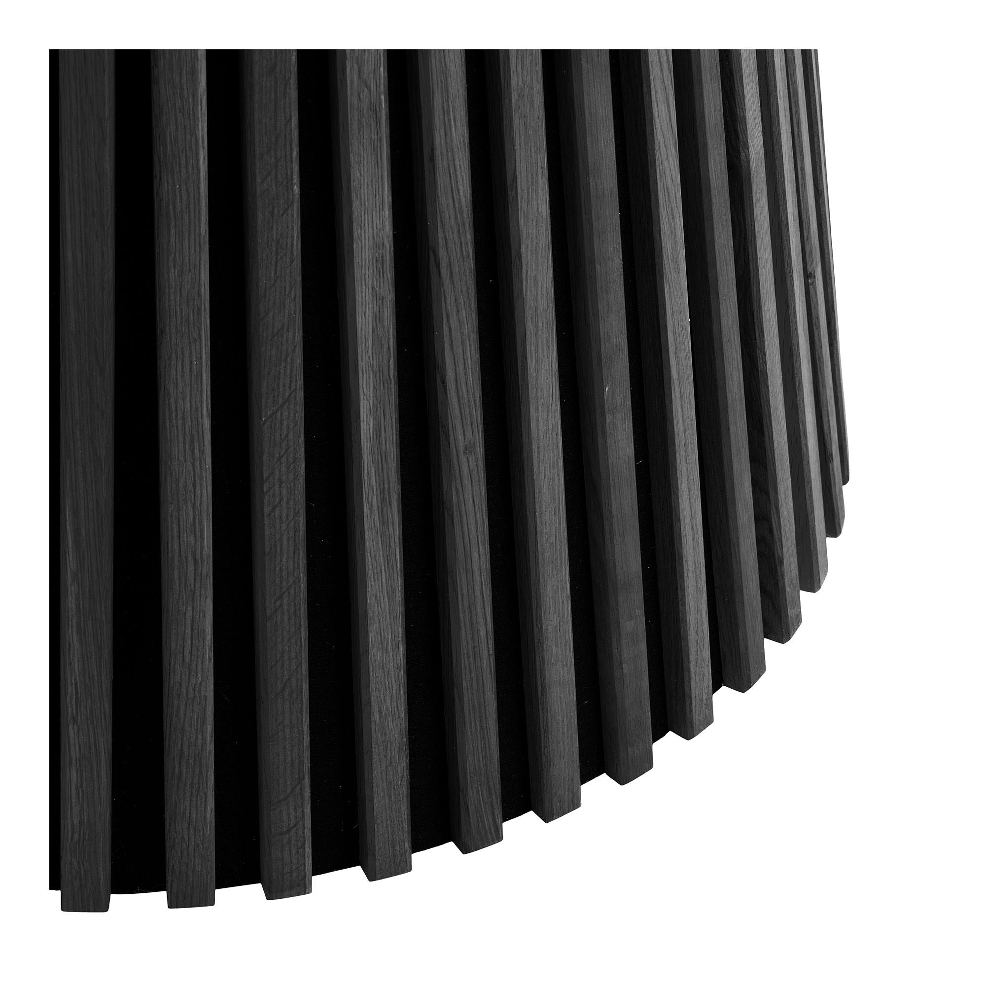 Mesa de jantar Osaka - mesa de jantar, verniz de carvalho, preto Ø140x75 cm