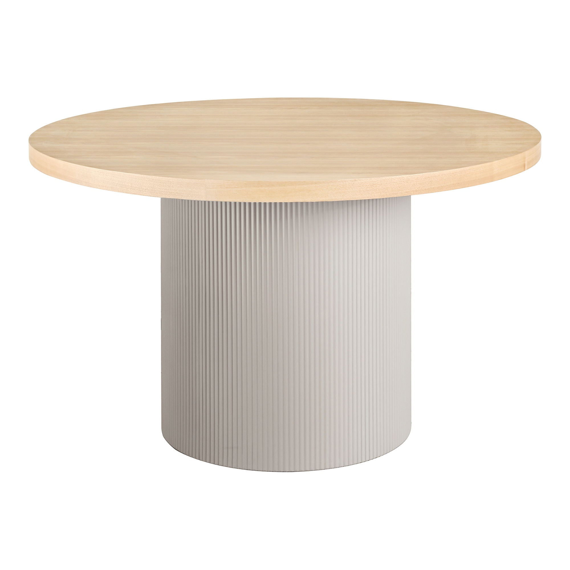 Mesa de jantar Solva - mesa de jantar, pergunte, natureza/areia Ø120x75 cm