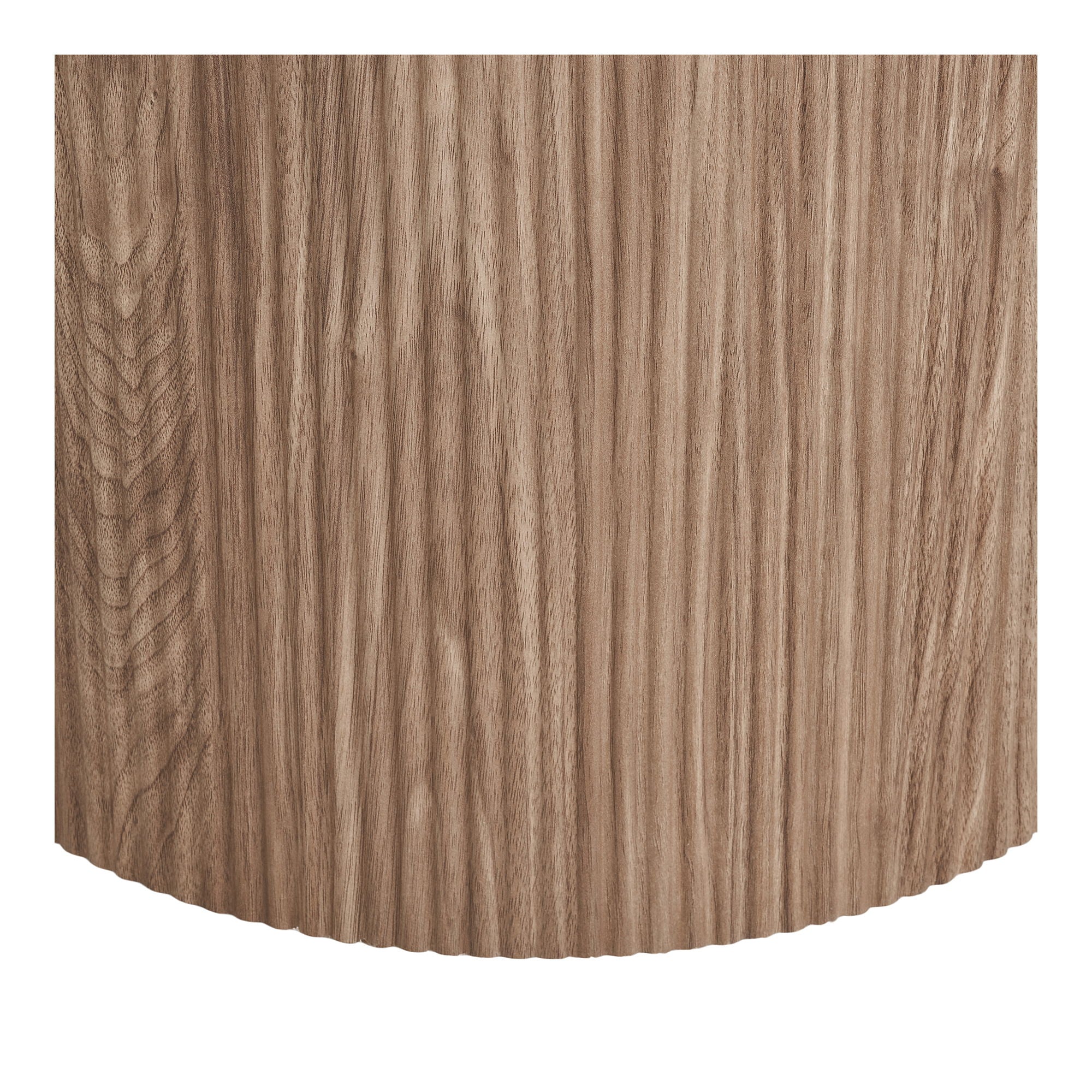 Mesa de jantar Atenas - Mesa de jantar, tampo de cerâmica, branco, marrom escuro ø120x76 cm