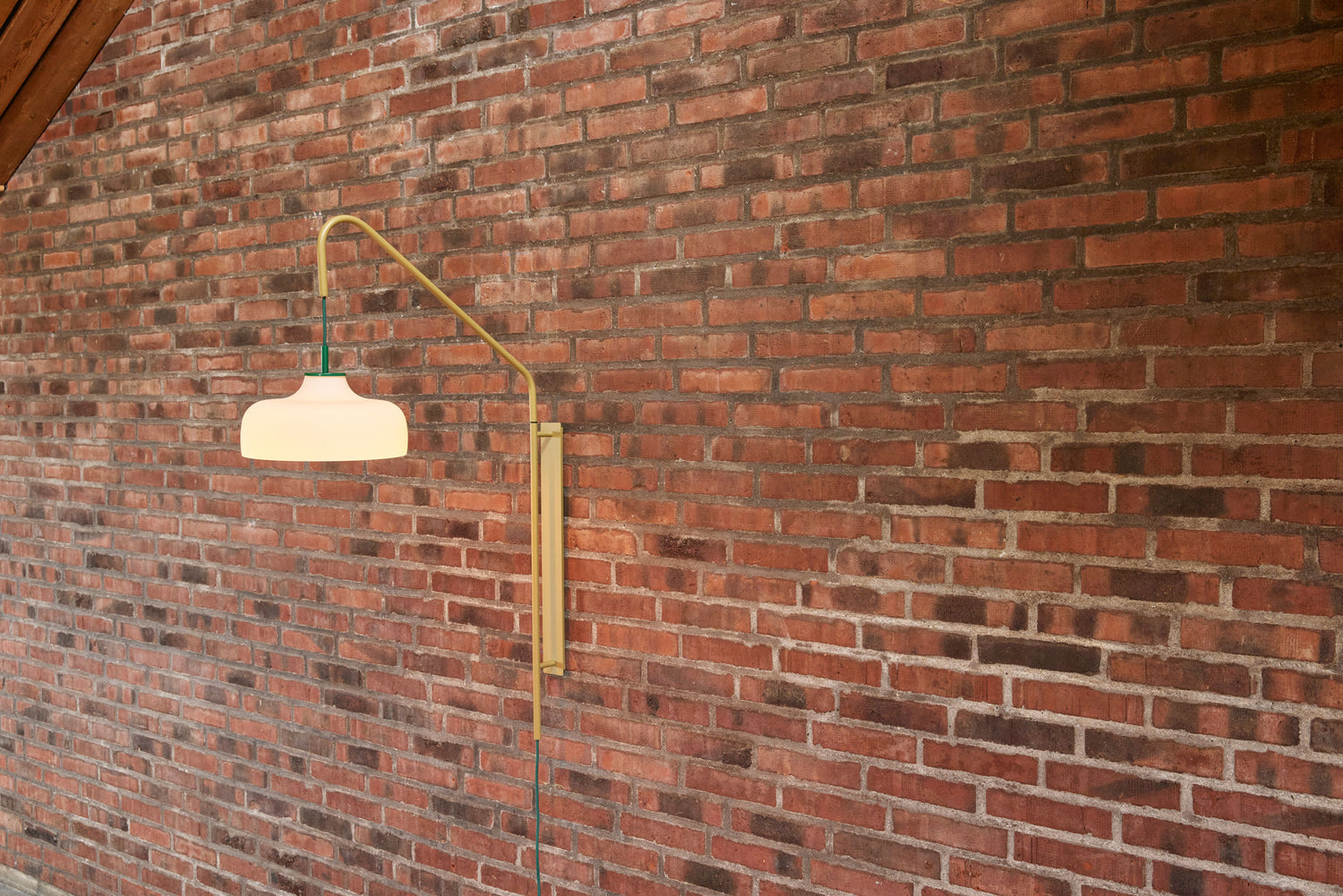 Lâmpada de parede atual verde - 71x30xh111cm, e27