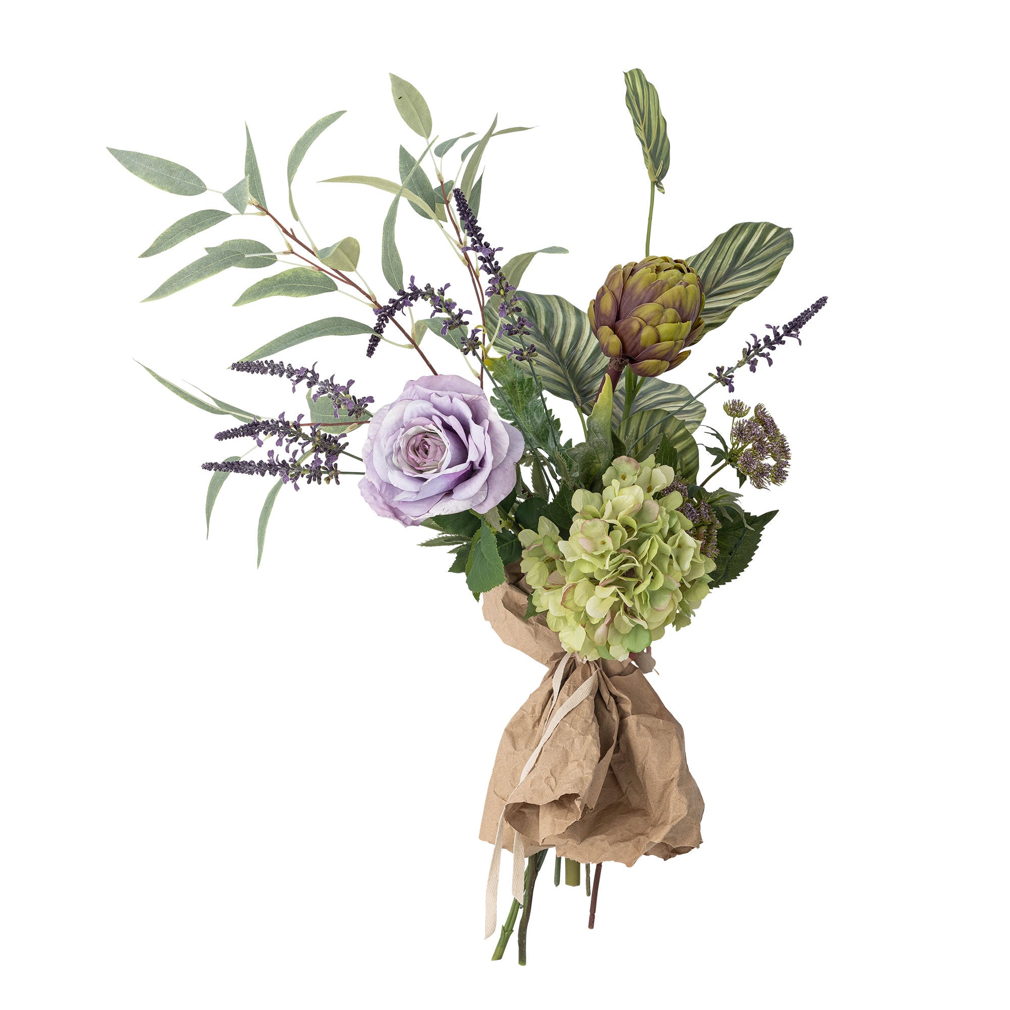 Bloomingville Whisper Bouquet, roxo, flores artificiais