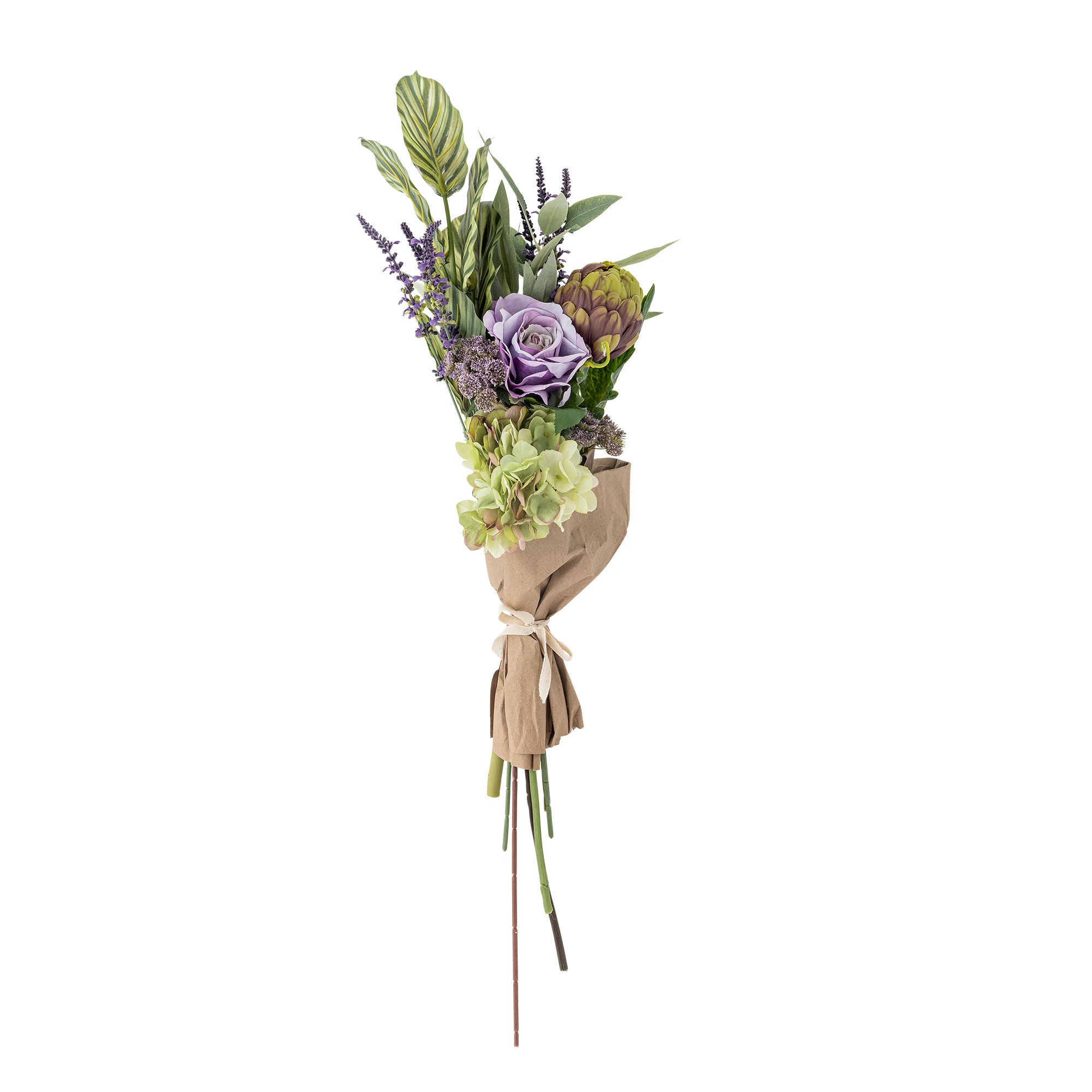Bloomingville Whisper Bouquet, roxo, flores artificiais