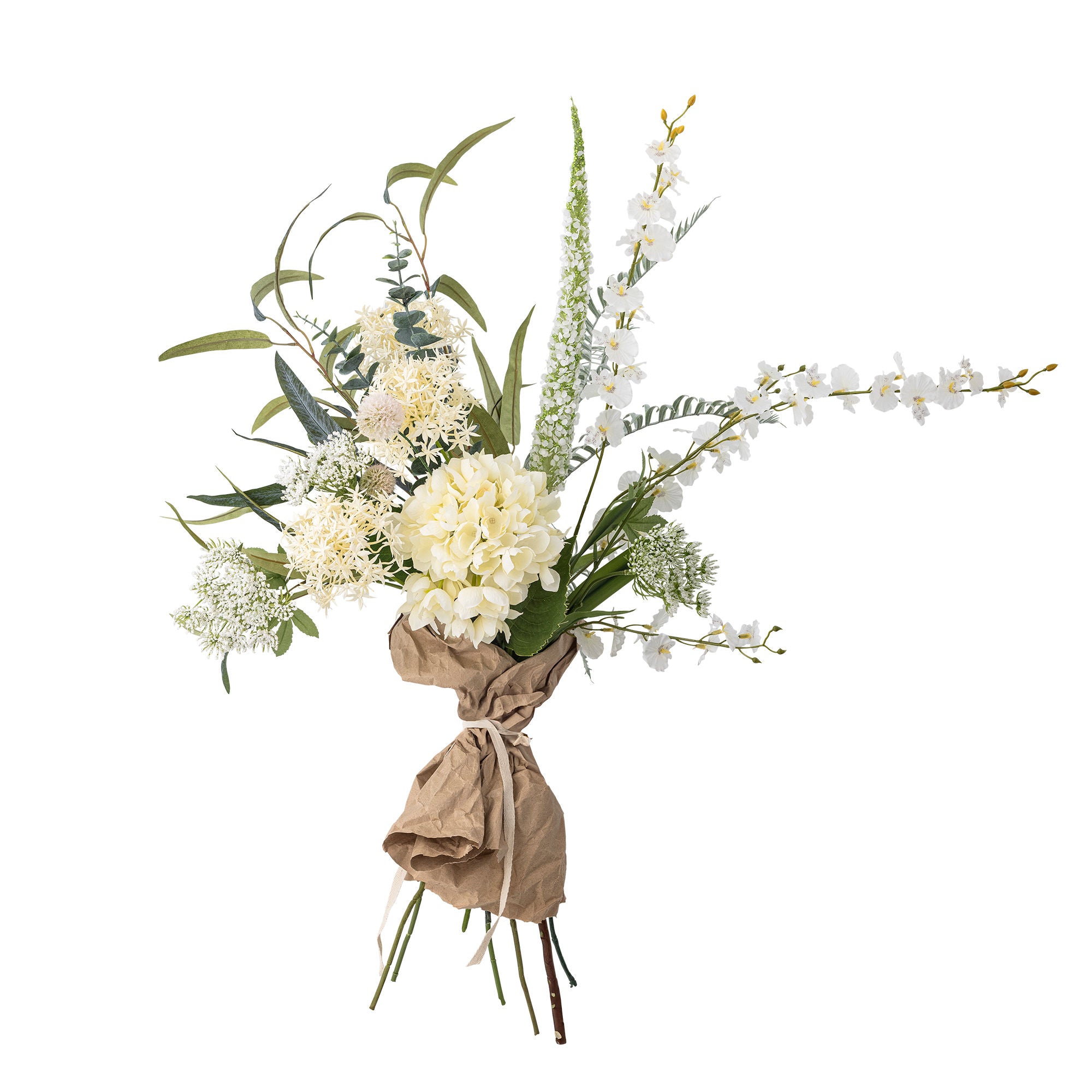 Bloomingville Symphonie Bouquet, Branco, Flores Artificiais