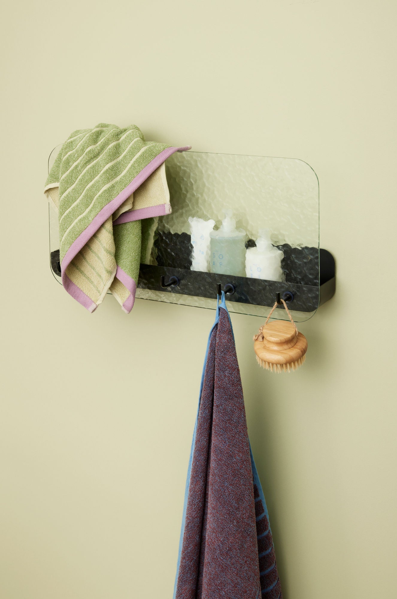 Hübsch Promenade Toalha Grande roxo/azul