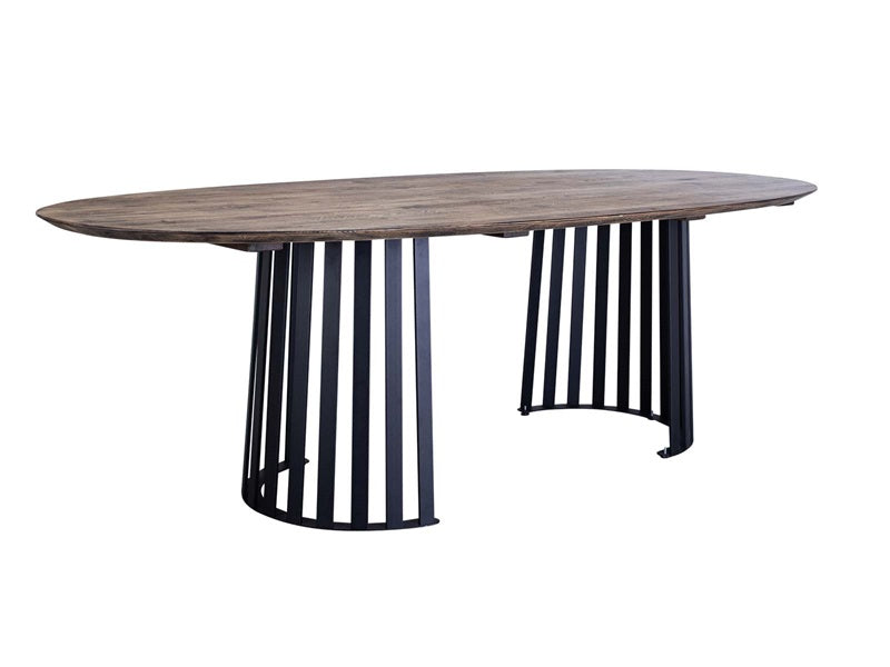 Base de meia -lua, preto