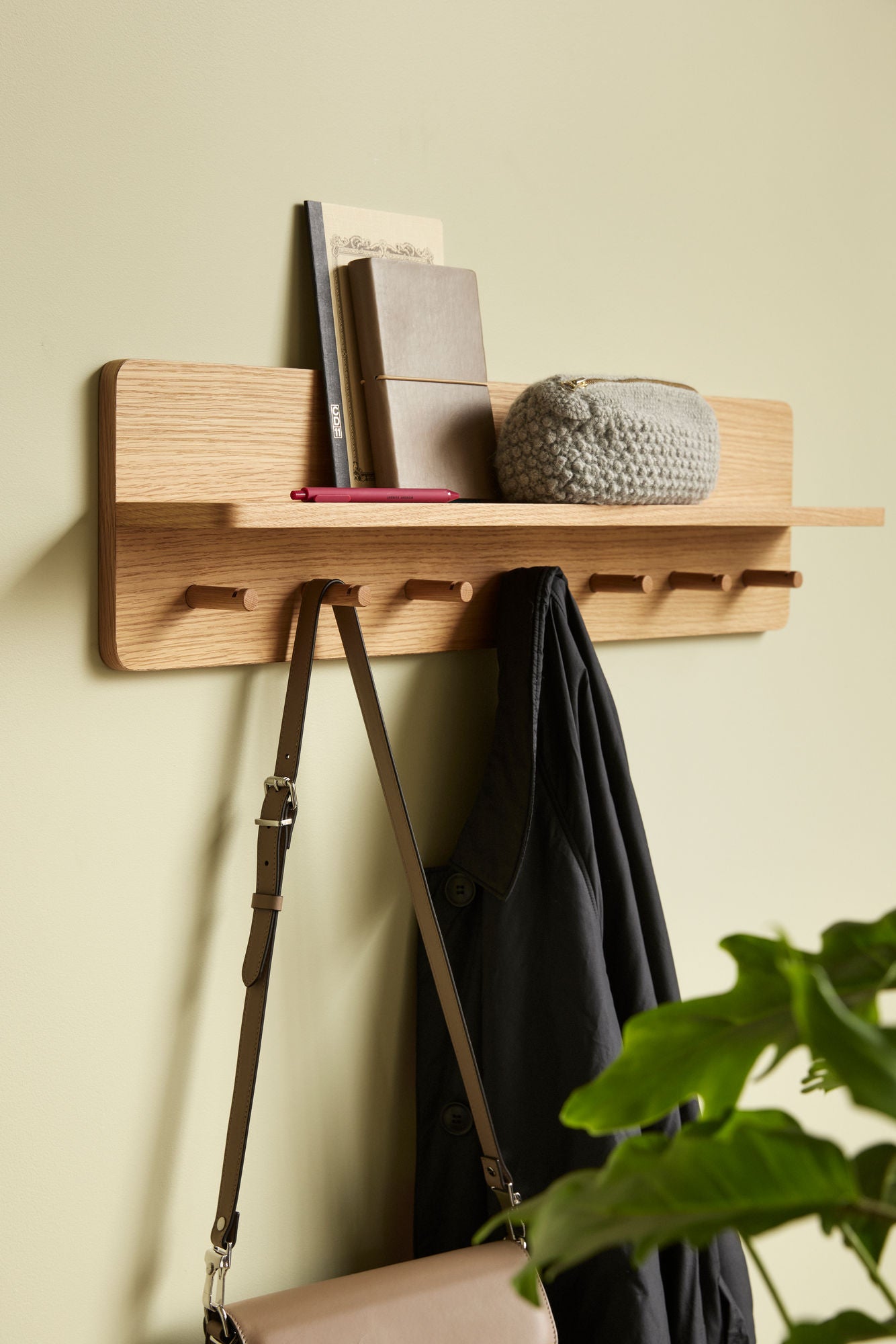 Cabide Space Grande Natural - 80x12xh20cm