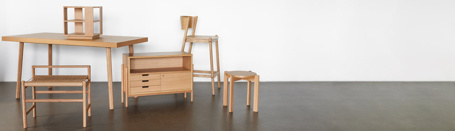 Banqueta Bar Oblíqua Natural - 50x55xh103cm