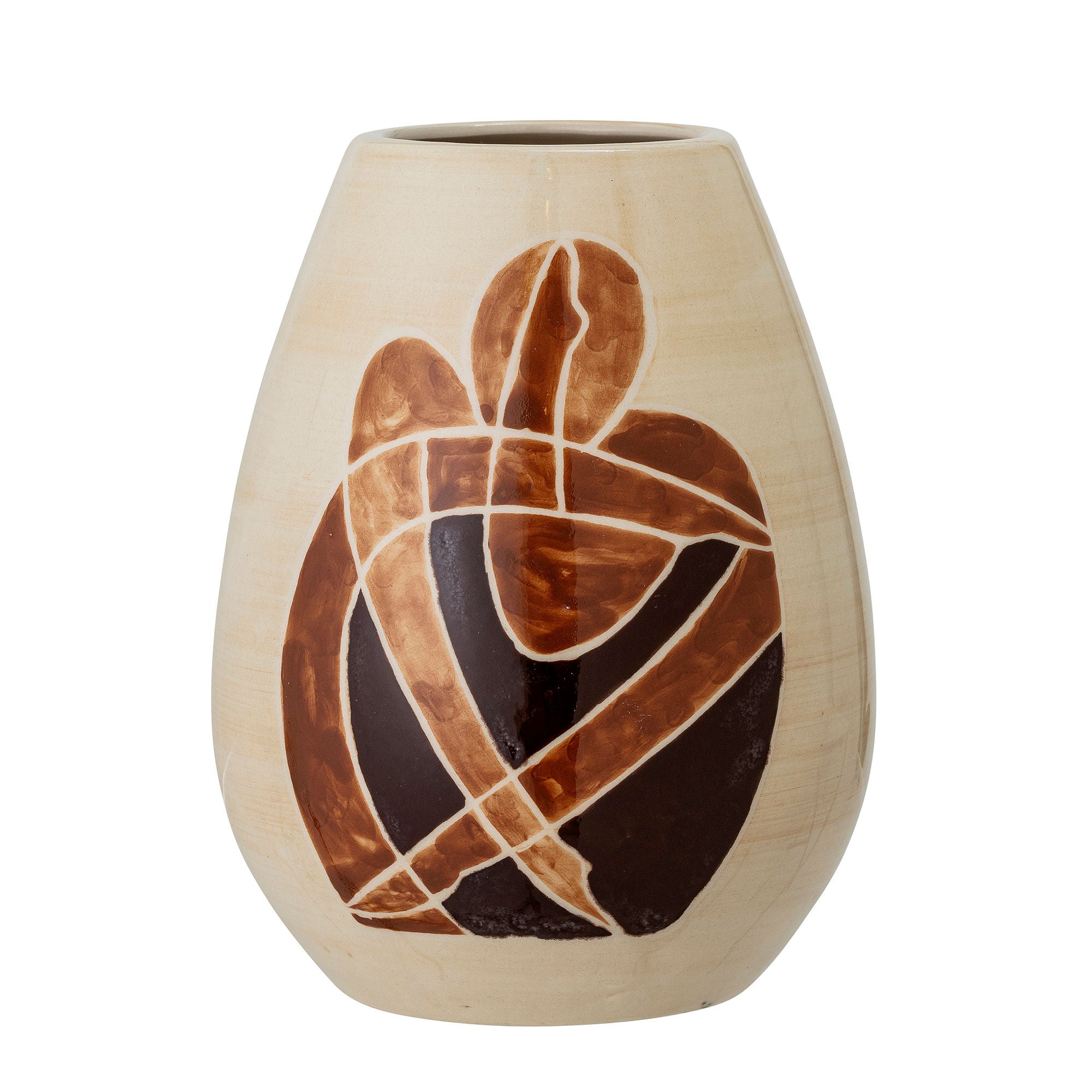 Vaso de Bloomingville Jona, marrom, grés