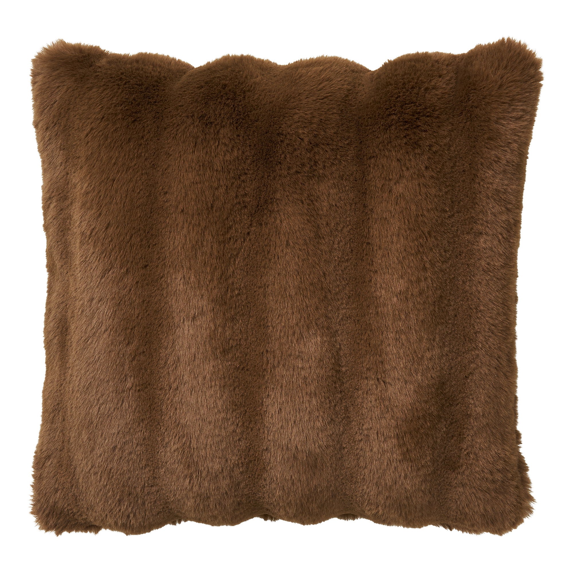 Pillow Galena - travesseiro, pêlo de imitação, marrom 45x45 cm